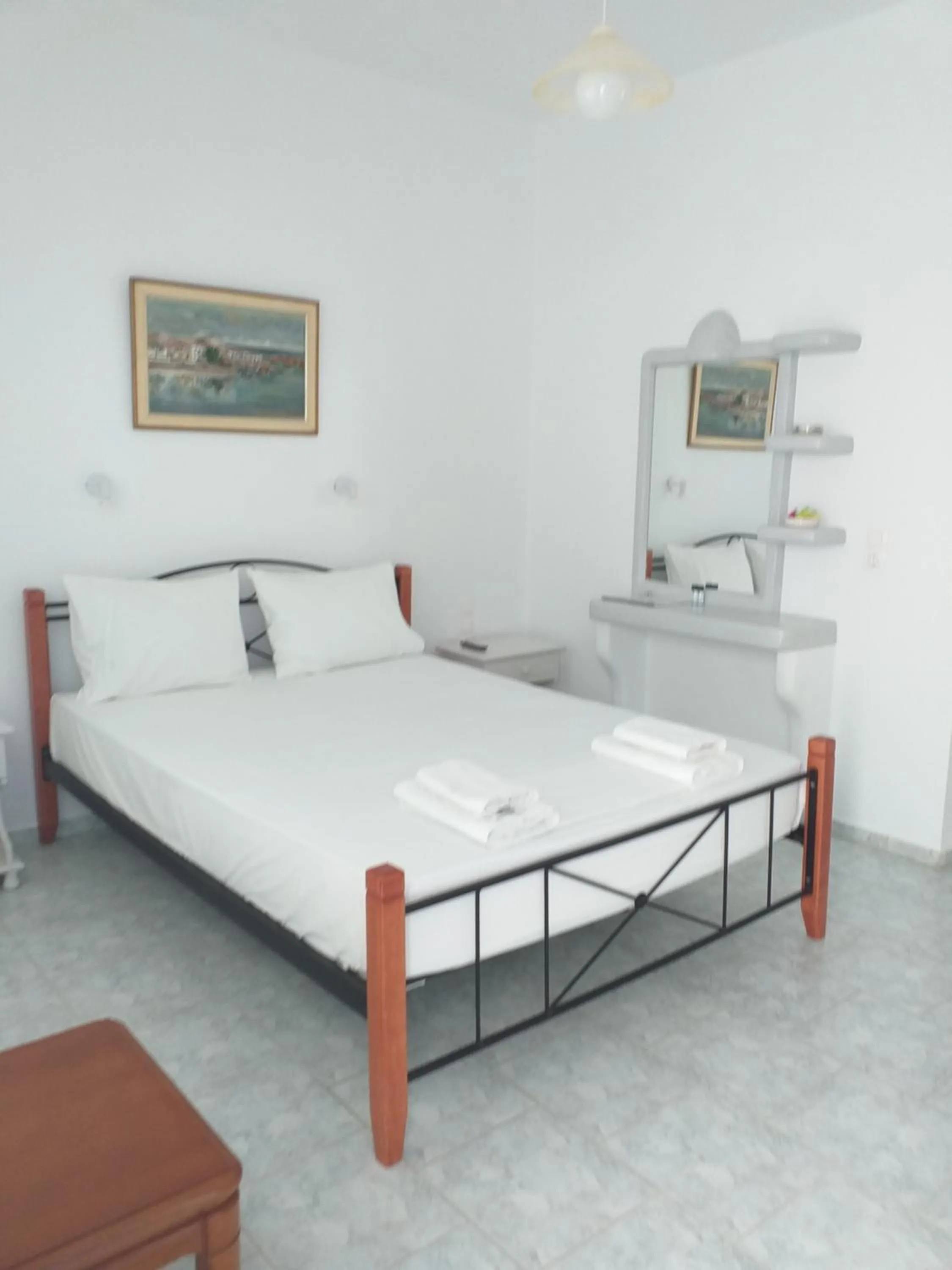 Bed in Captain Stavros Milos
