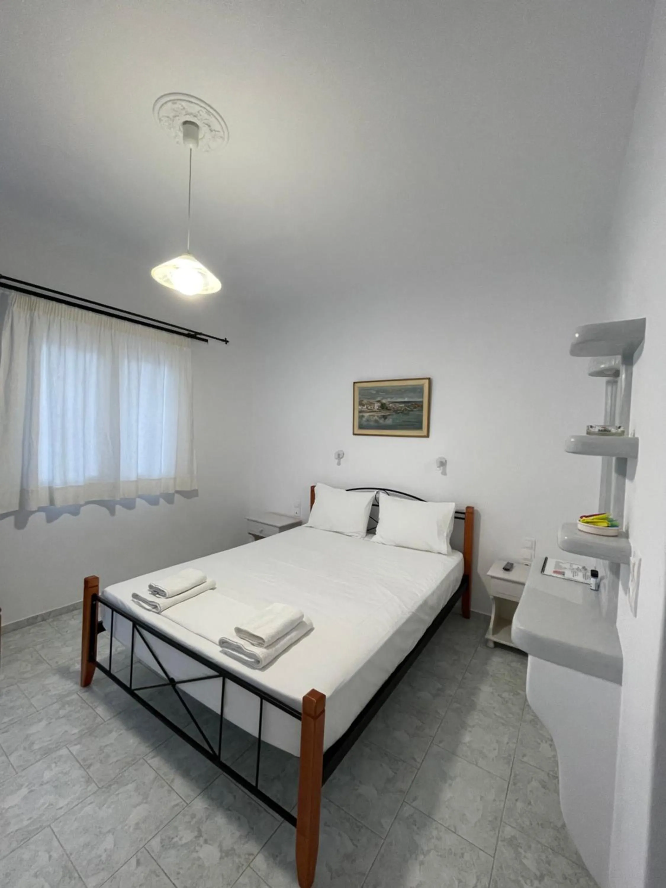 Bed in Captain Stavros Milos