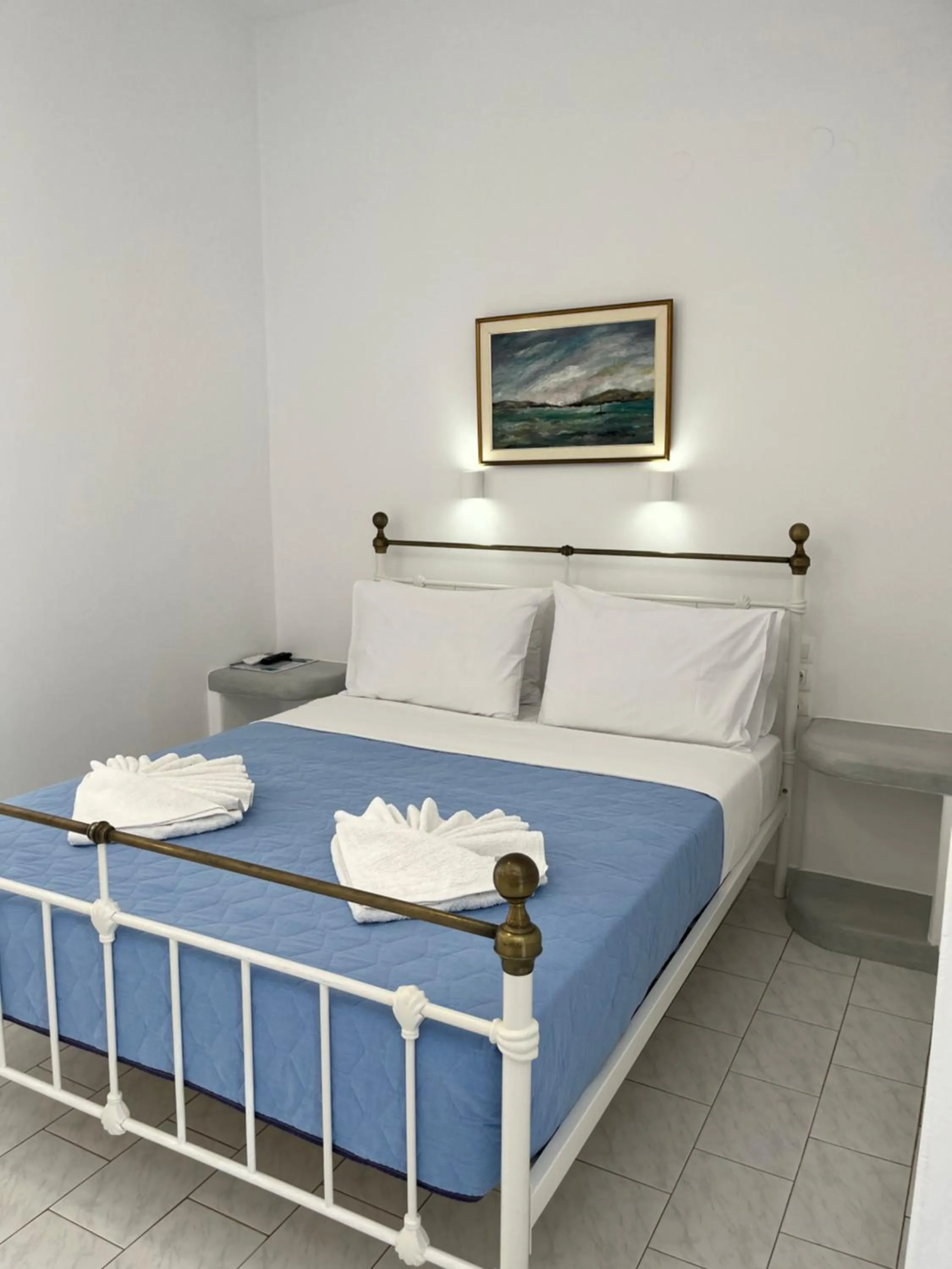 Bed in Captain Stavros Milos