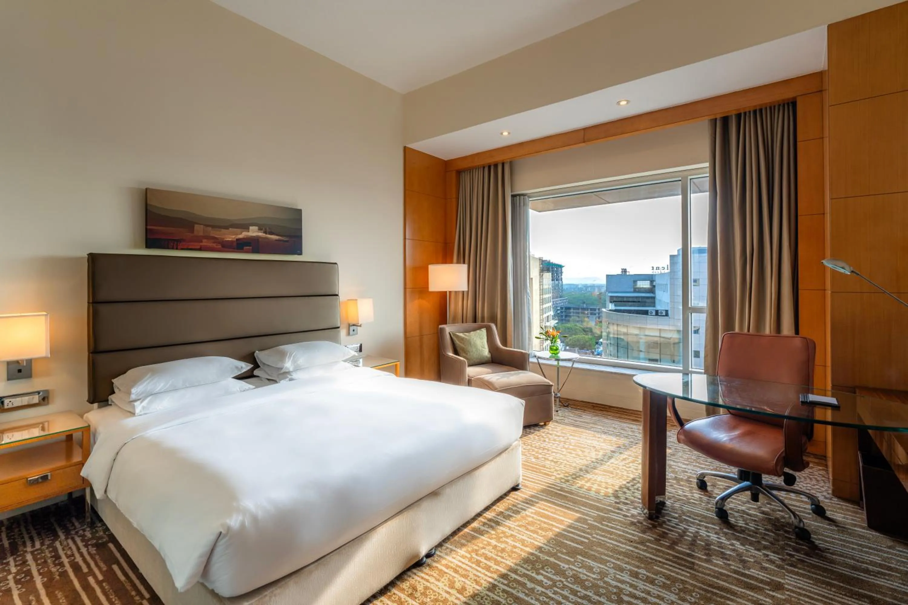 Bed in Hyatt Regency Pune Hotel & Residences