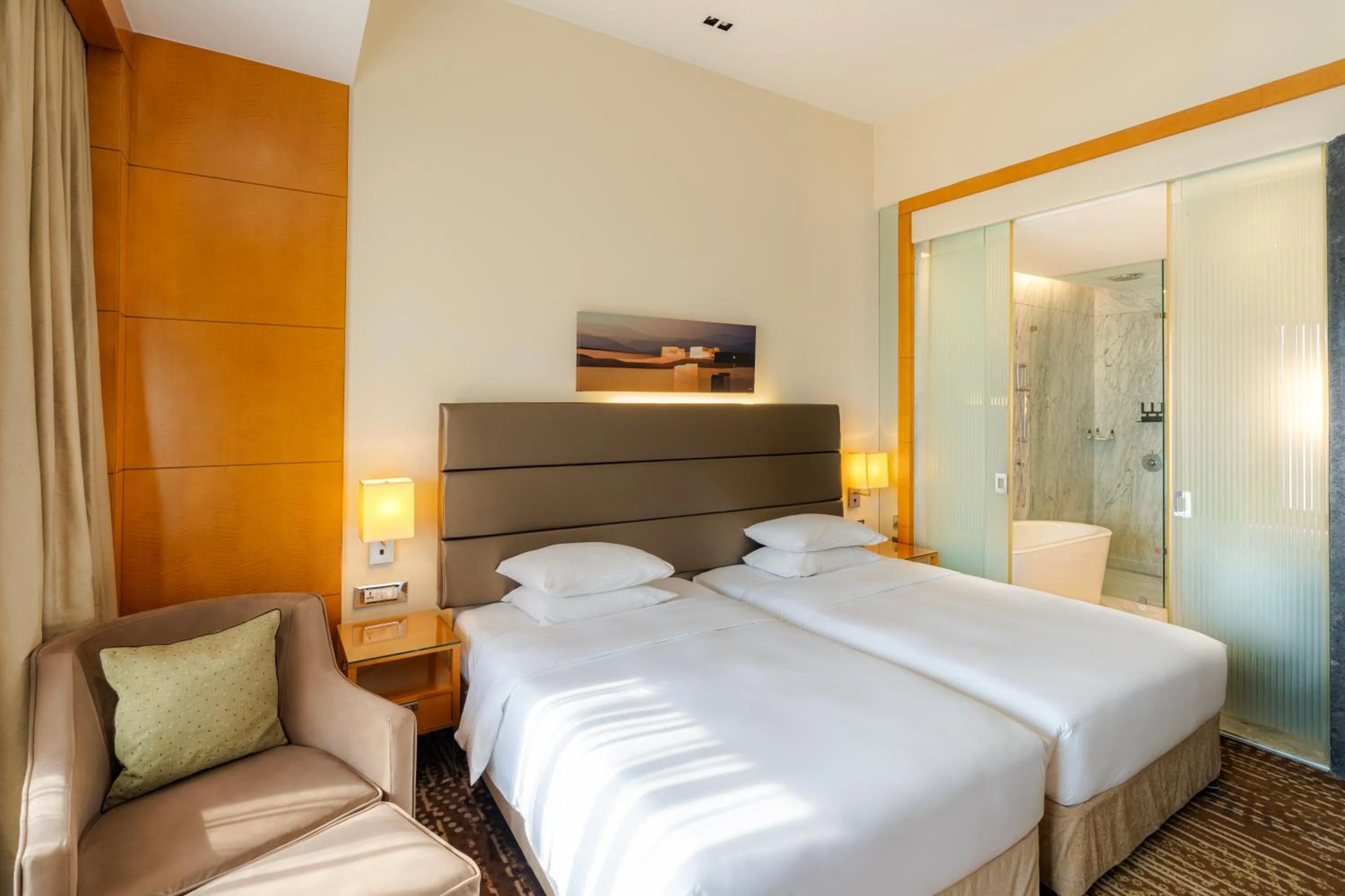 Bed in Hyatt Regency Pune Hotel & Residences