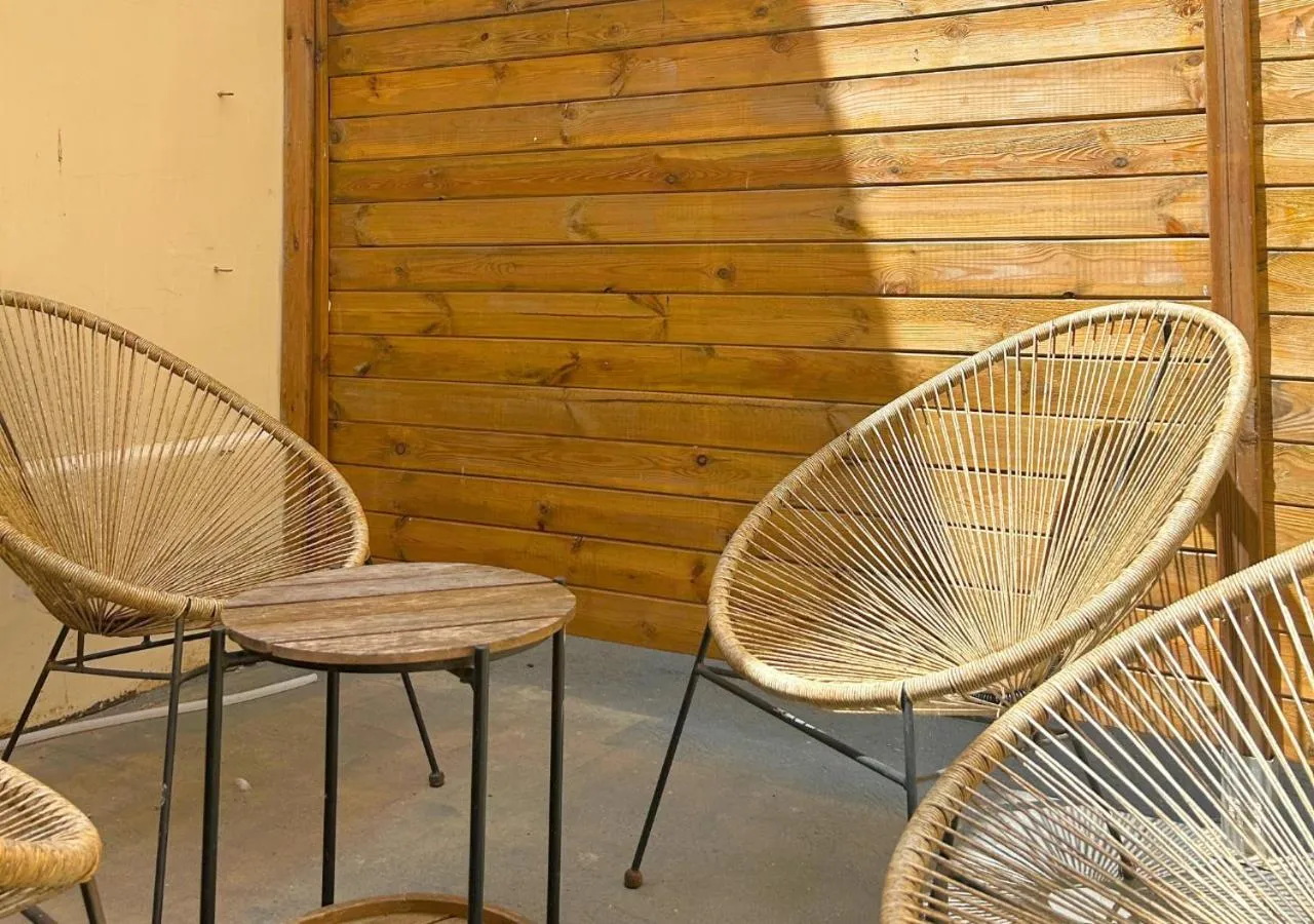 Patio in Hôtel Le Carnon