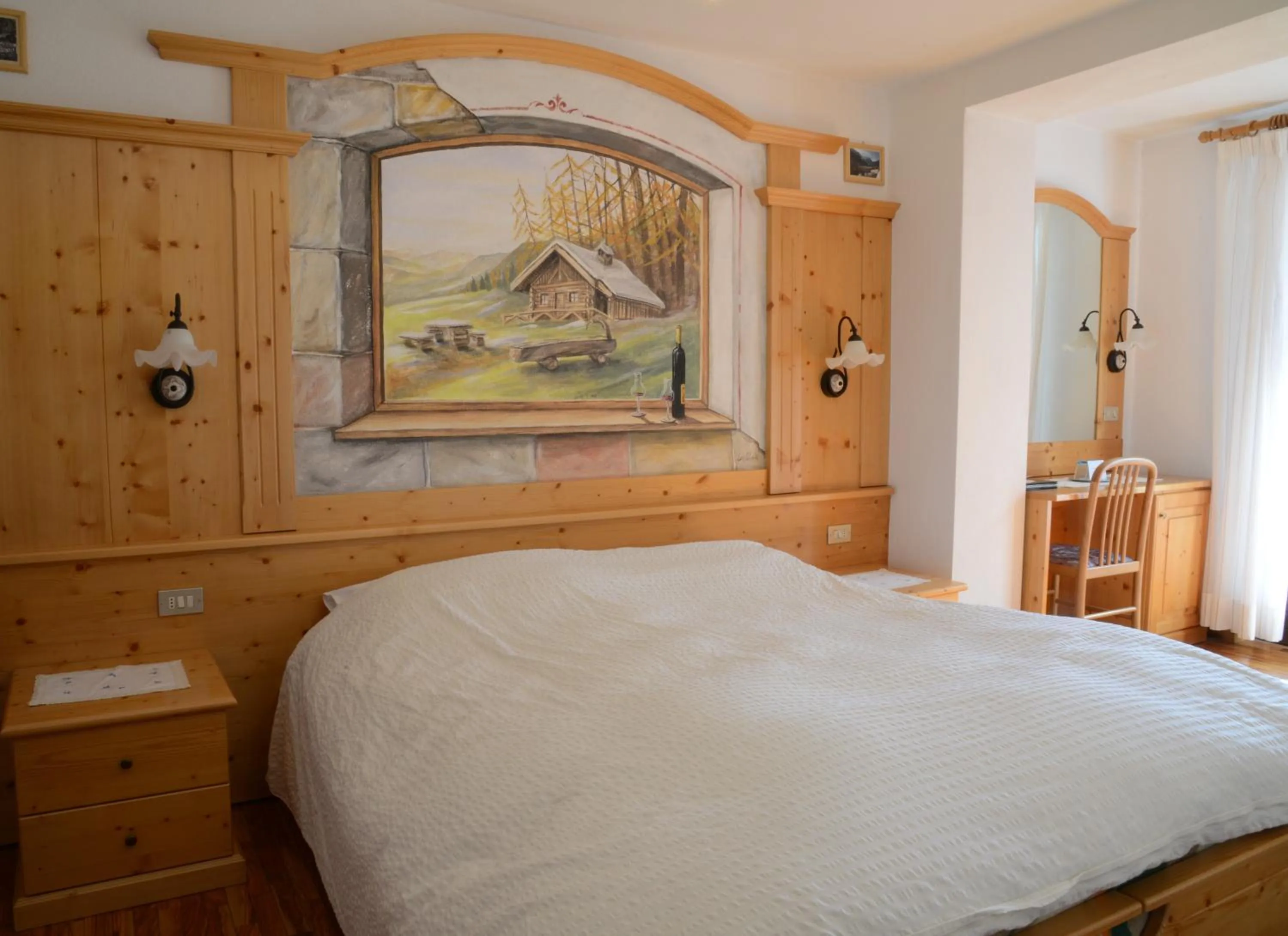 Bed in Hotel Presena