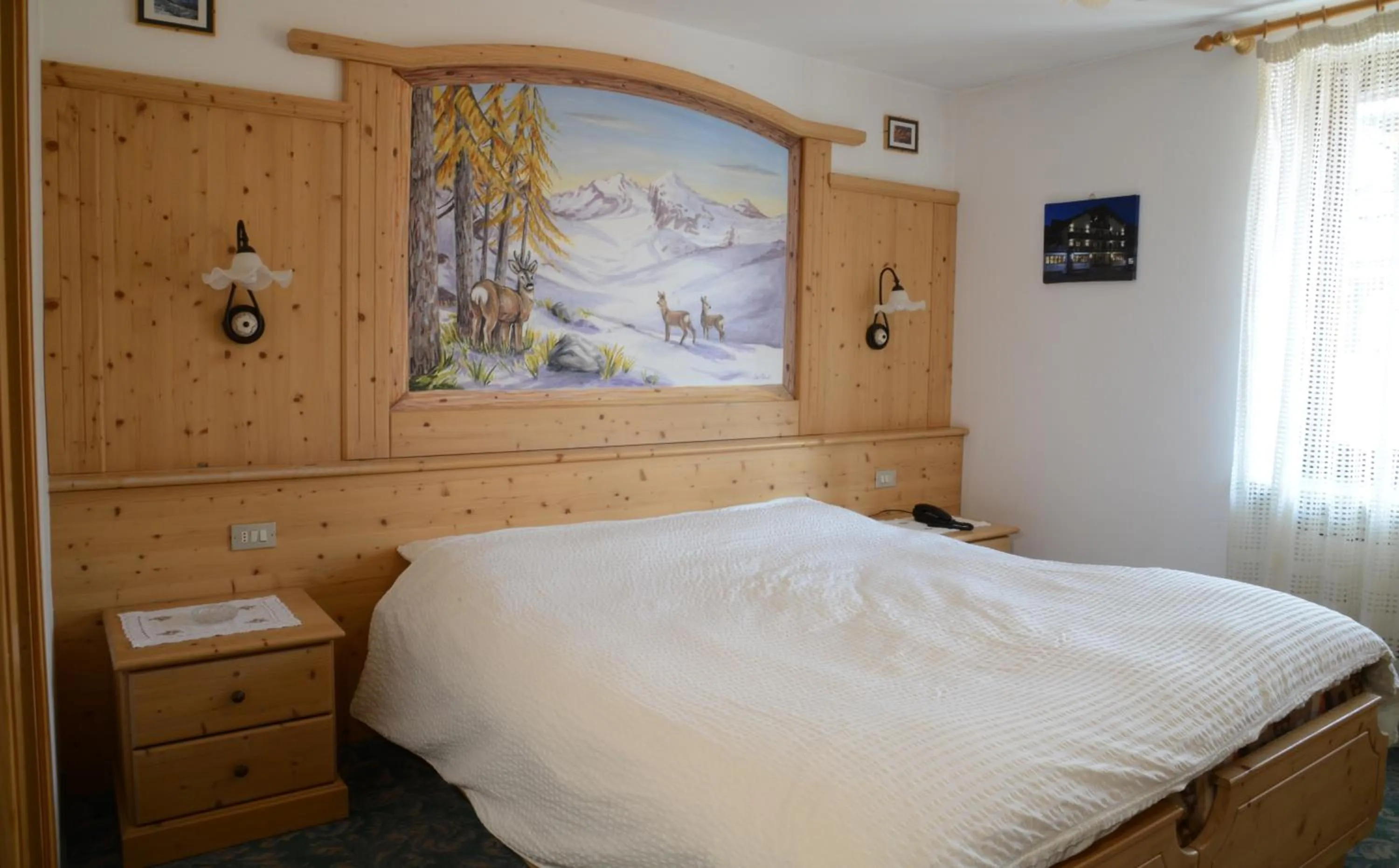 Bed in Hotel Presena