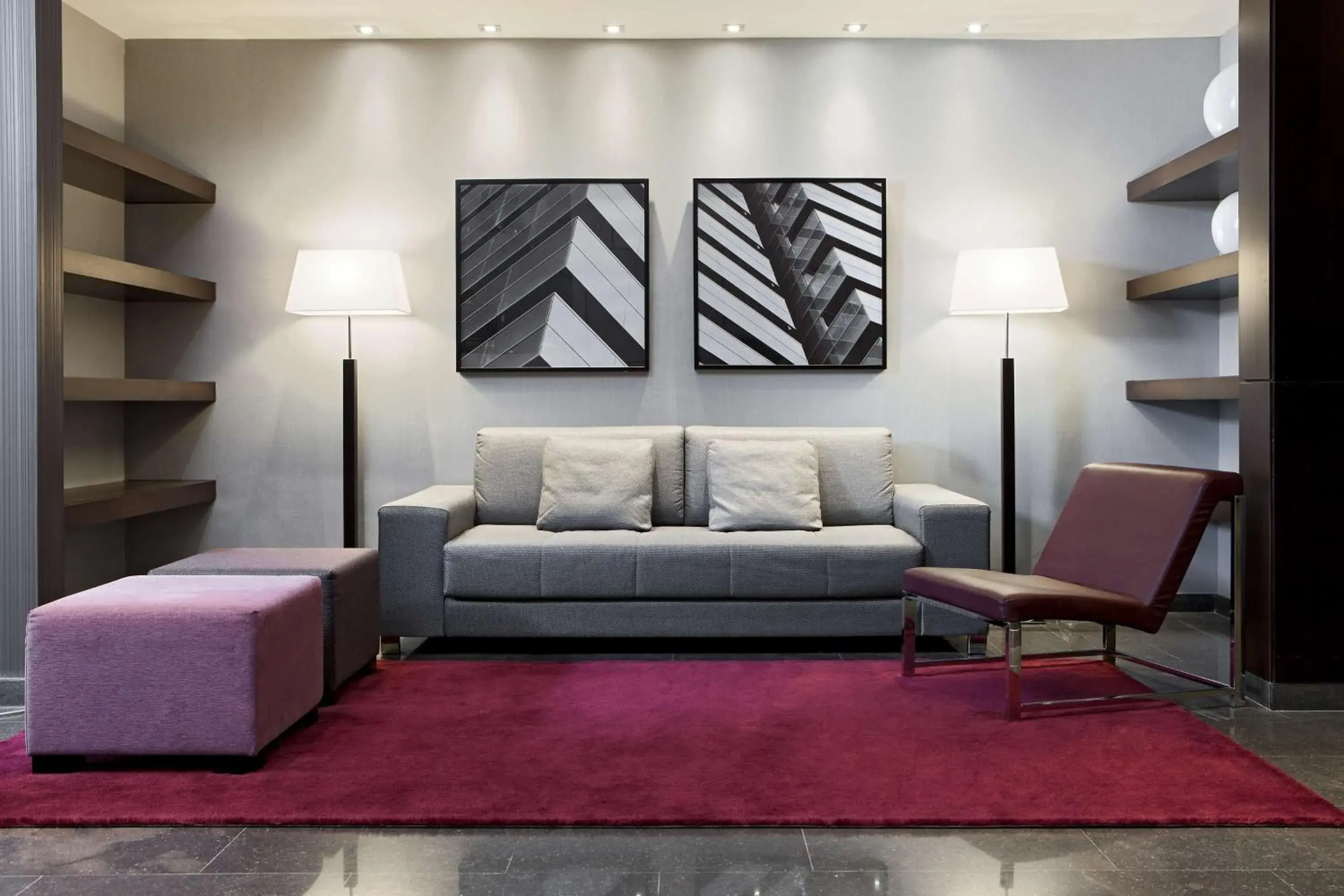 Lobby or reception in NH Barcelona Diagonal Center Lobby or reception in NH Barcelona Diagonal Center