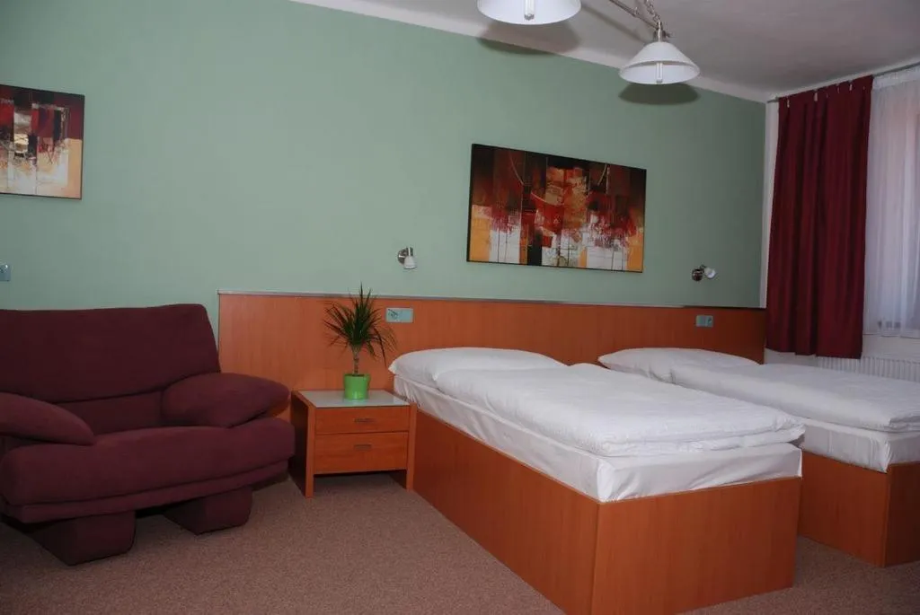 Bed in Hotel Ostrov Garni