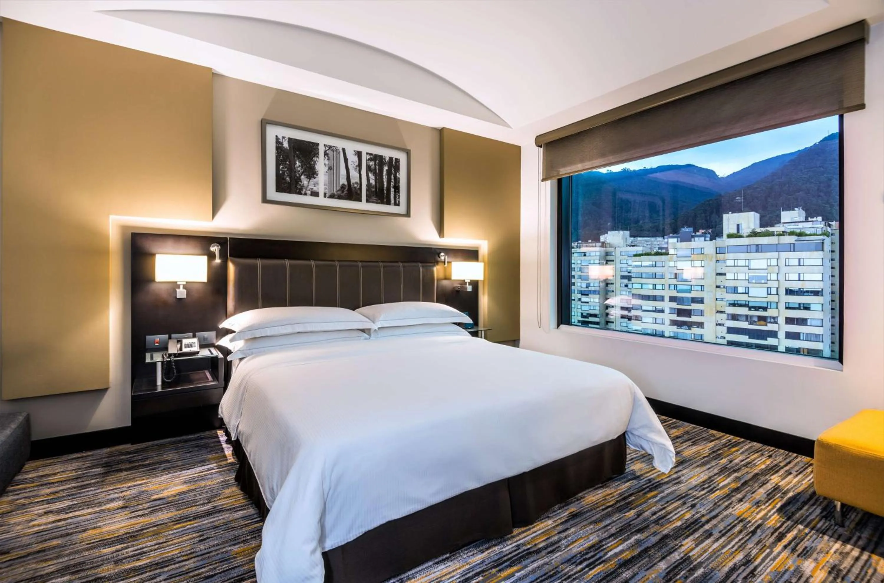 Bed in Hilton Bogotá