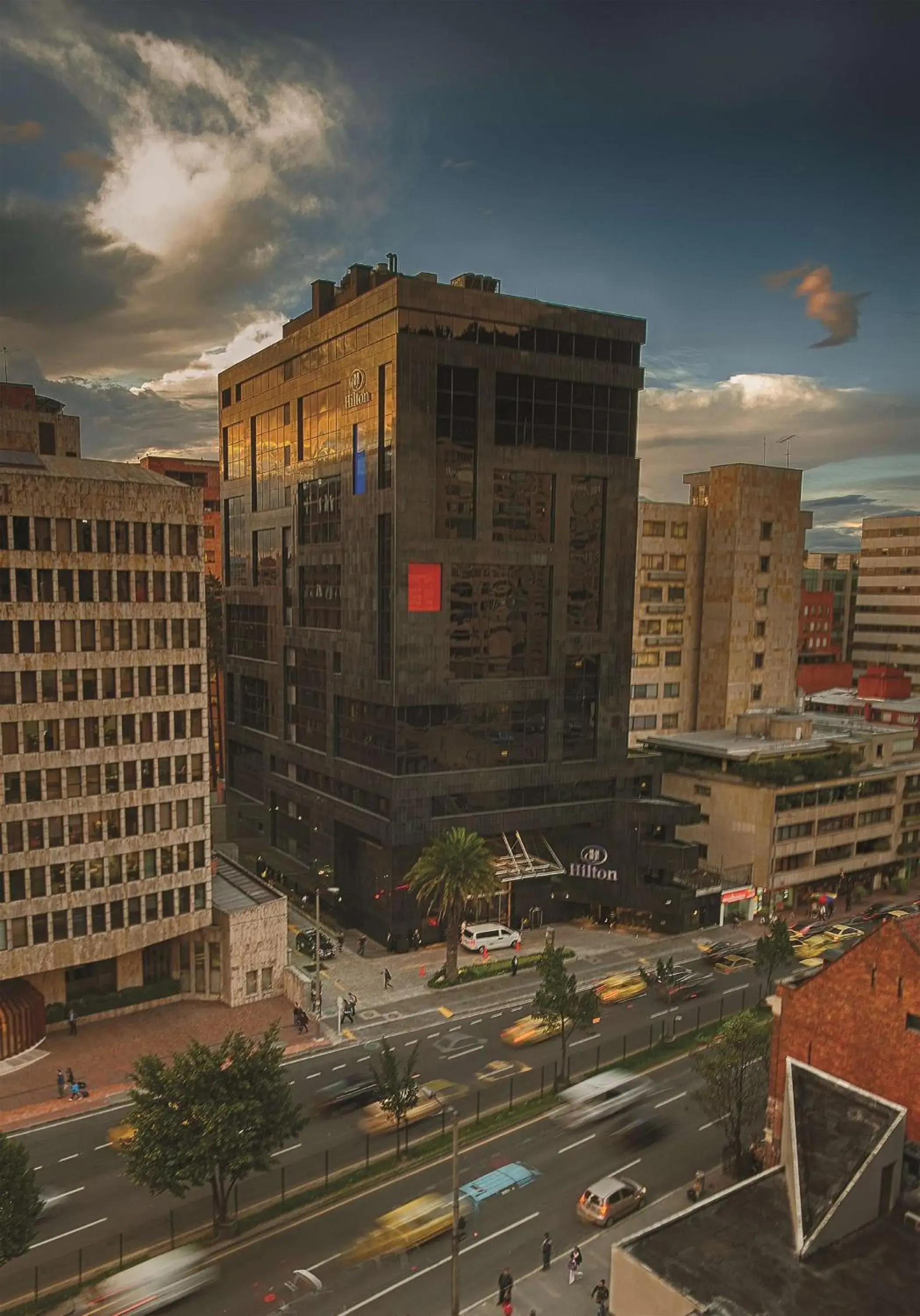 Property building in Hilton Bogotá Property building in Hilton Bogotá
