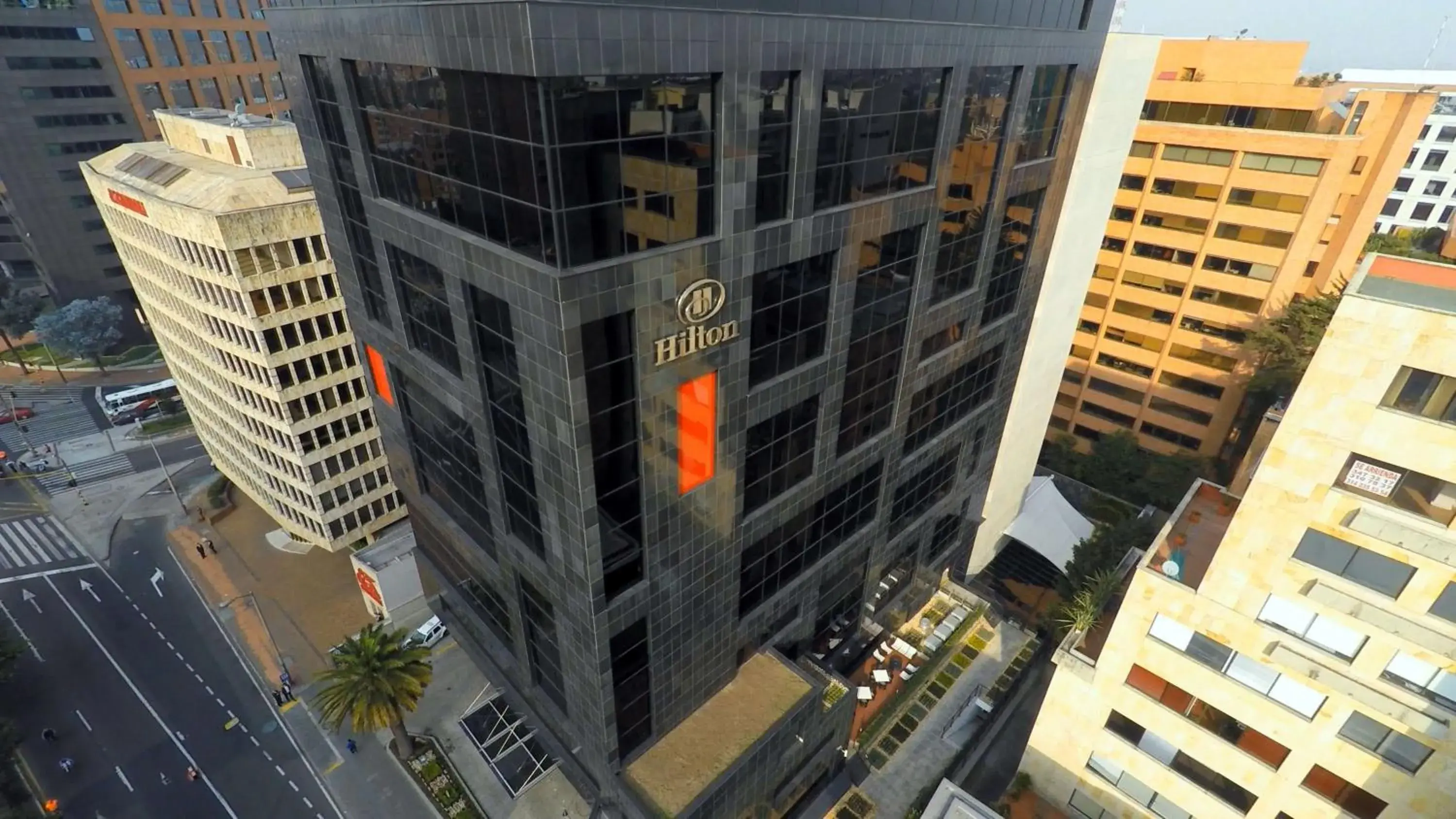 Property building in Hilton Bogotá Property building in Hilton Bogotá