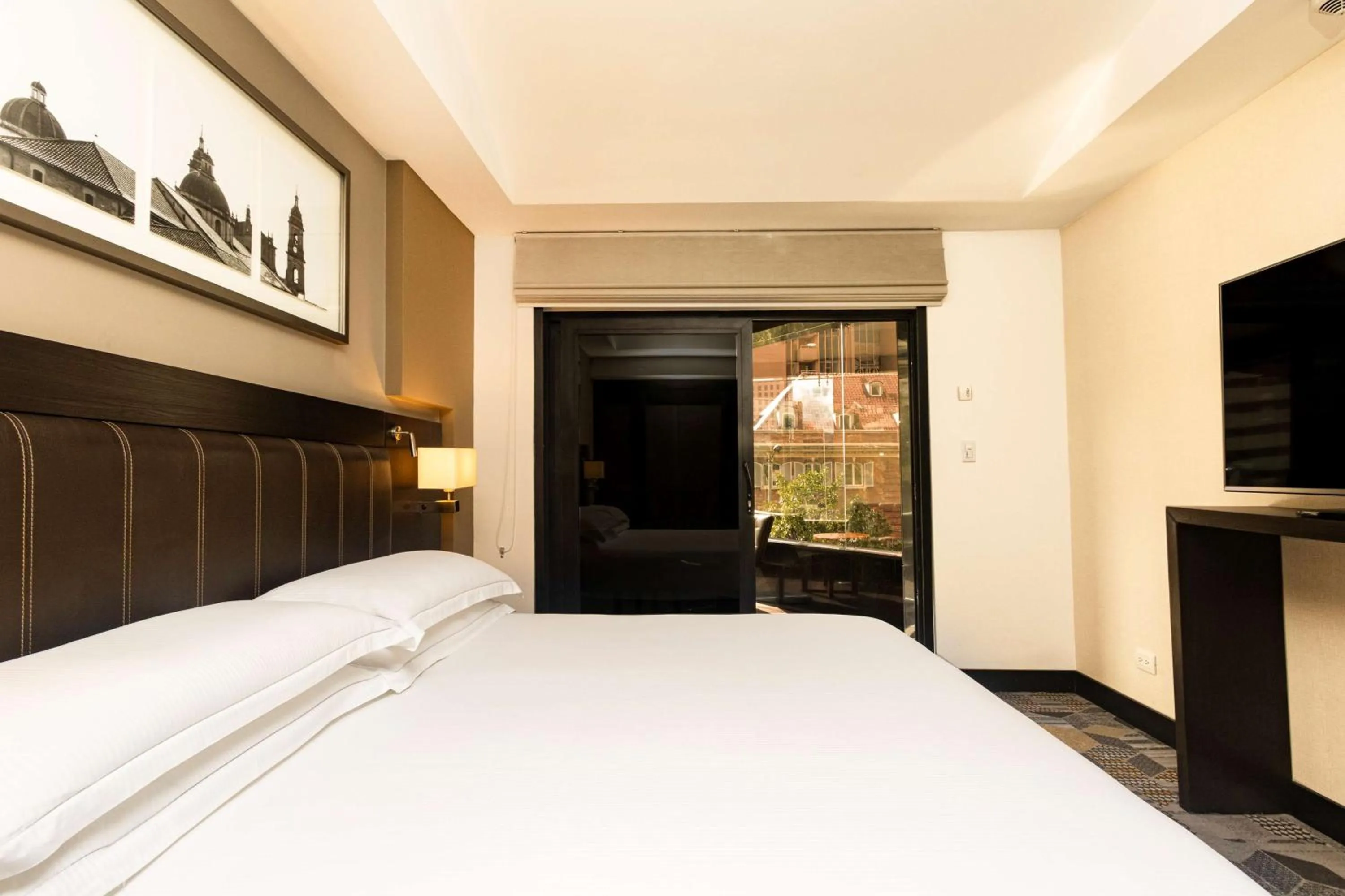 Bed in Hilton Bogotá