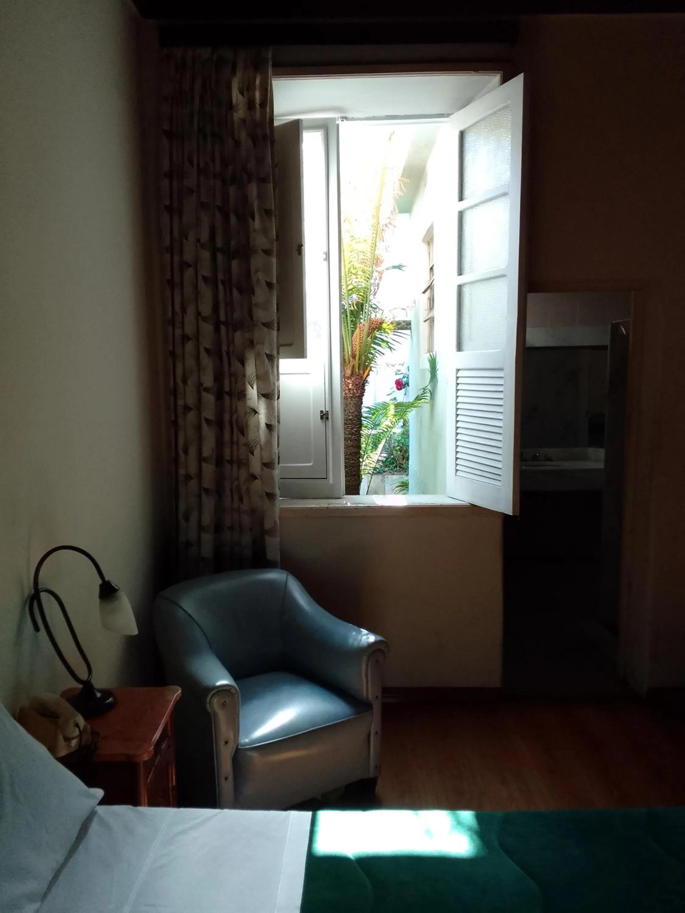 View (from property/room), Bed in Hotel Bragança