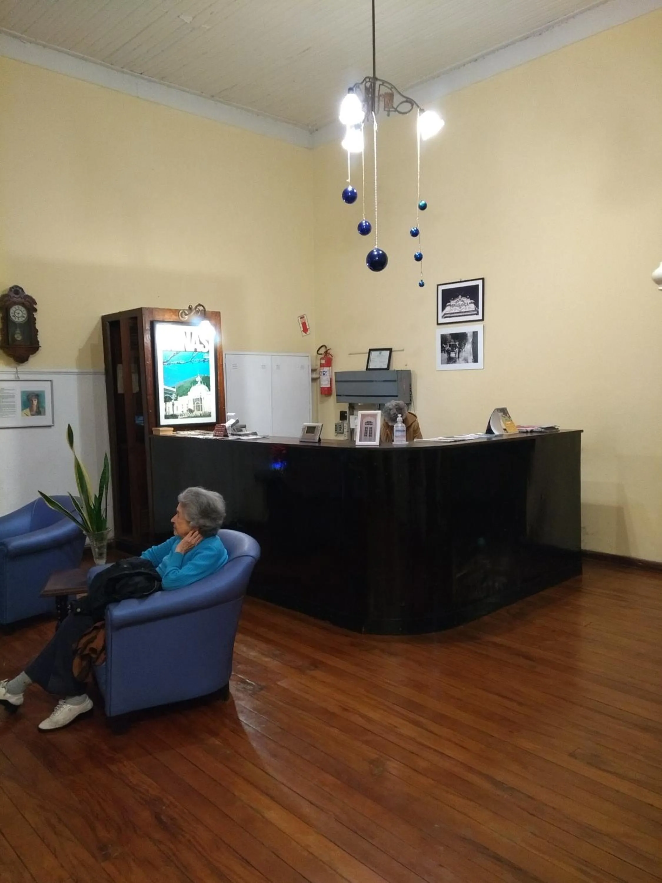 Lobby or reception in Hotel Bragança
