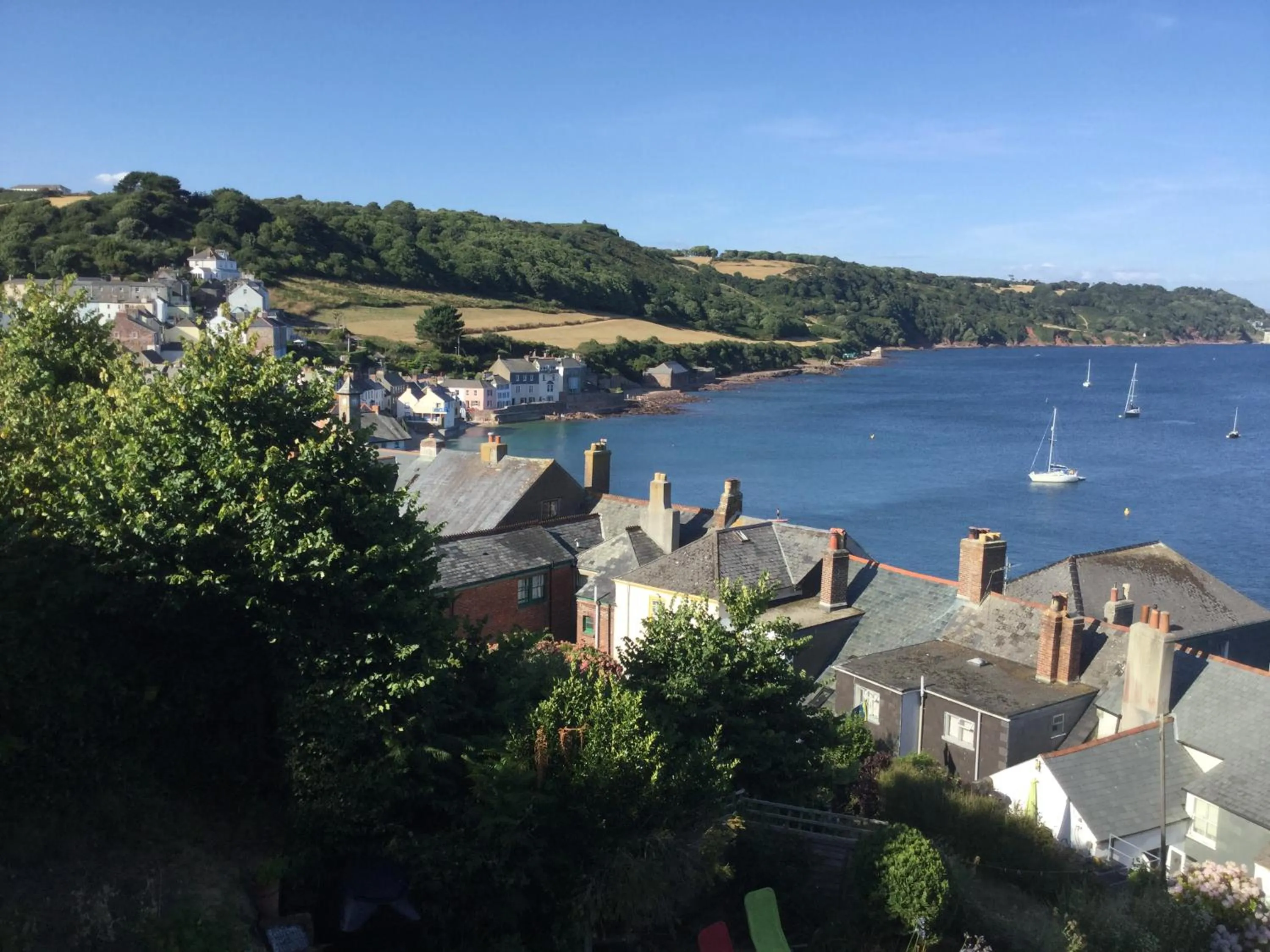 Sea view in Coombe House B&B