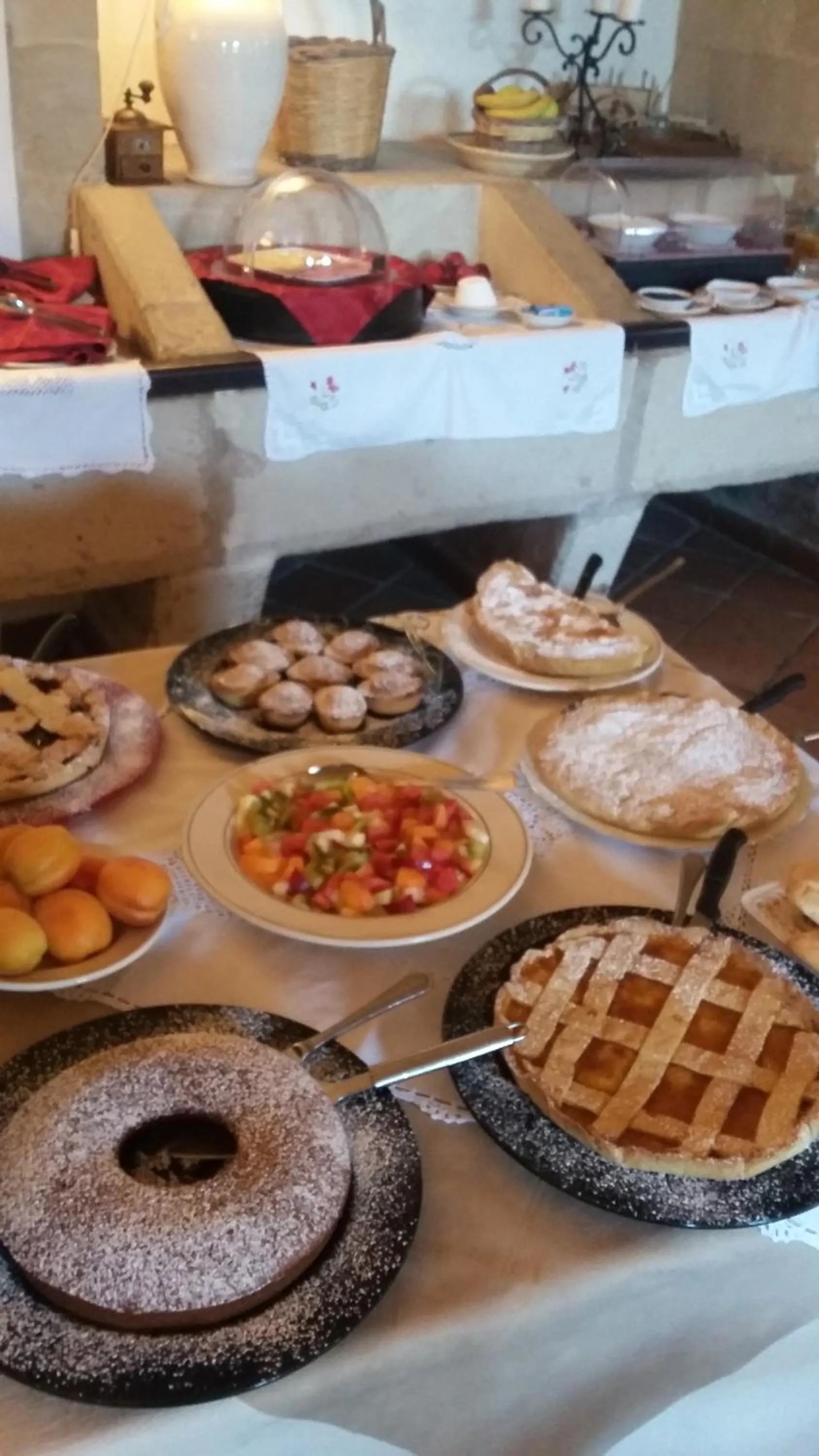 Buffet breakfast in Masseria Gattamora