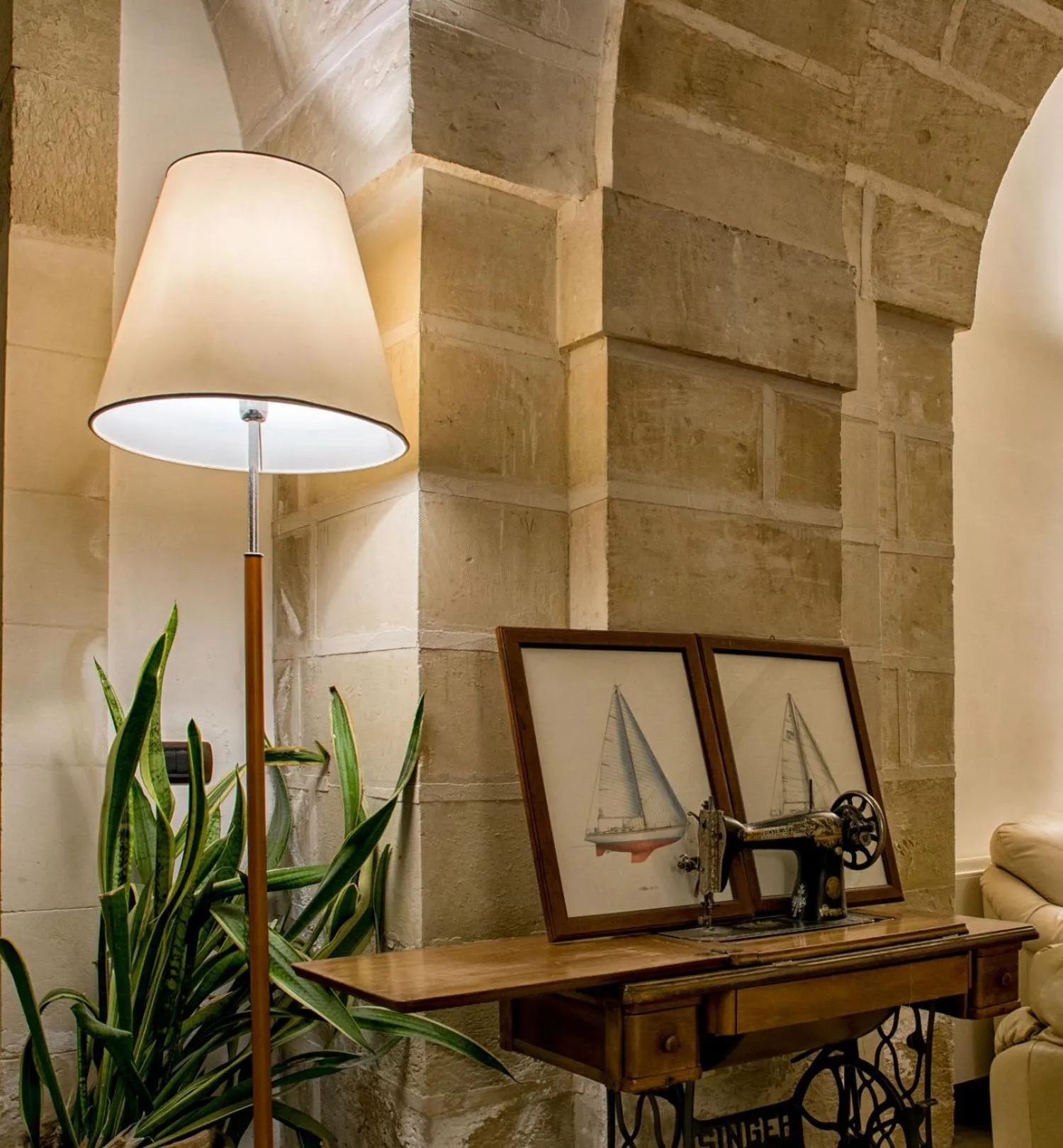 Decorative detail in Masseria Gattamora