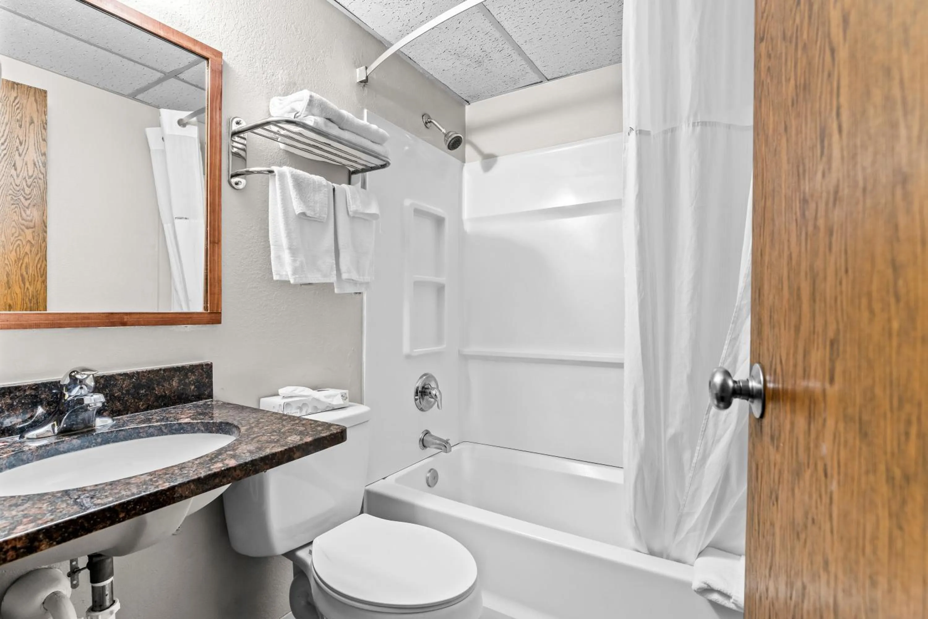 Bathroom in Days Inn by Wyndham Sioux Falls