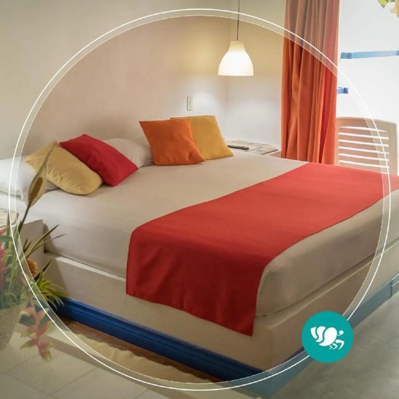 Bedroom, Bed in Villas del Caribe