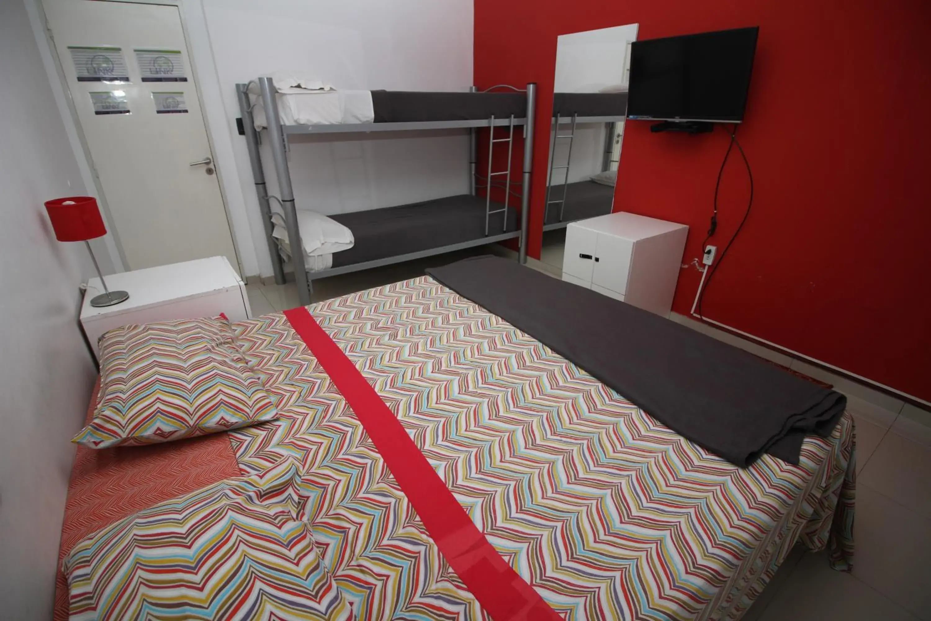 Bed, Bunk Bed in Link Cordoba Hostel