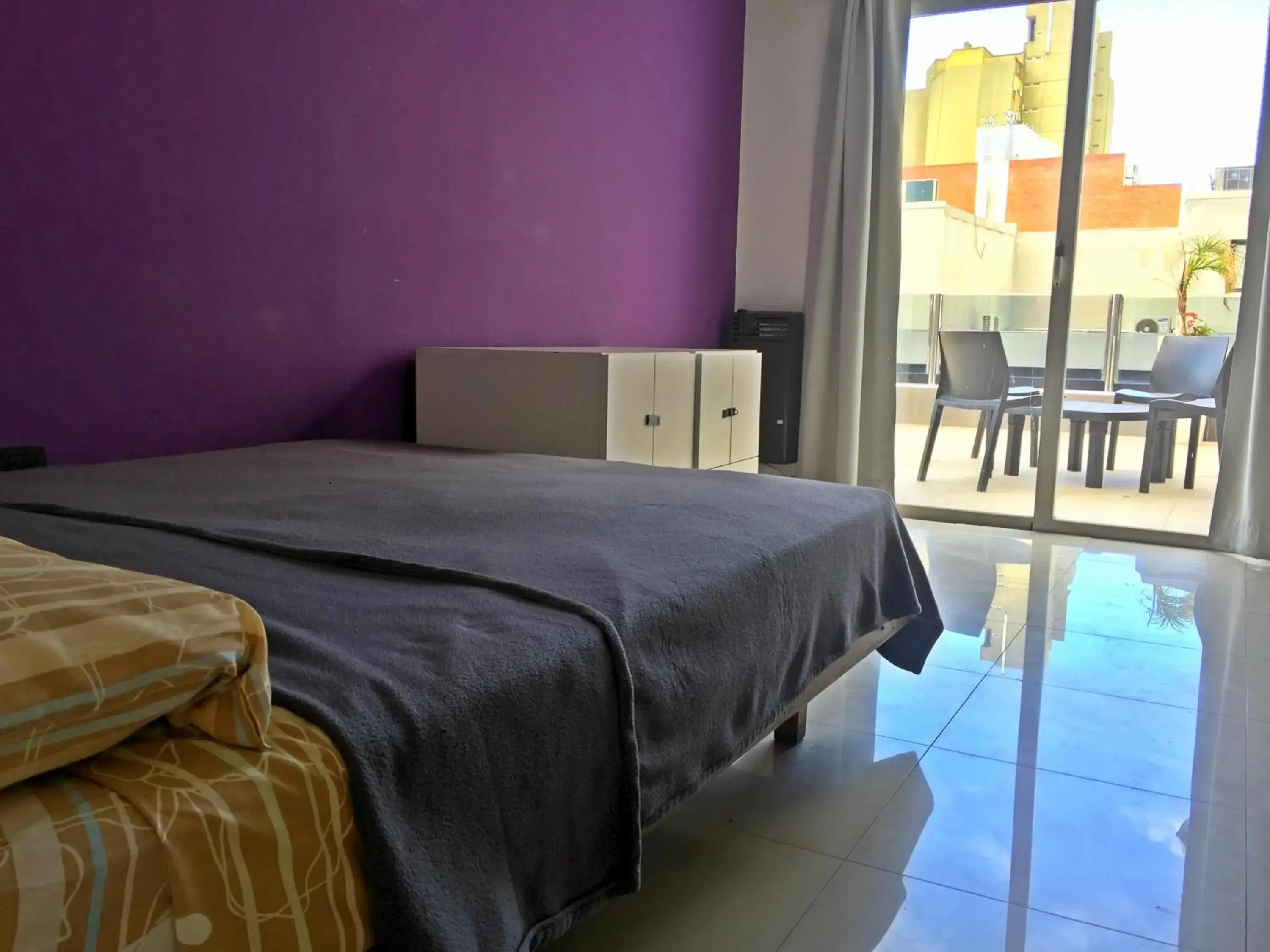 Balcony/Terrace, Bed in Link Cordoba Hostel