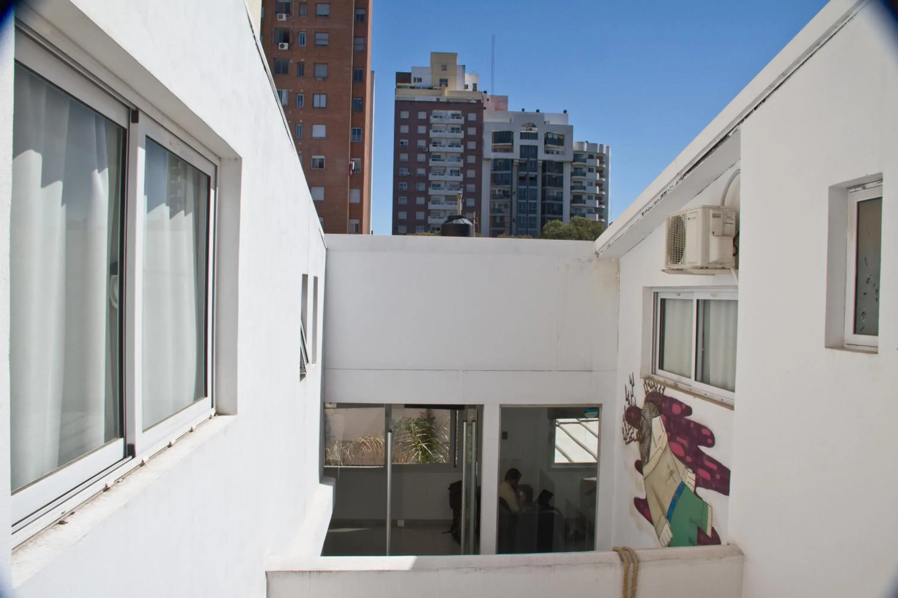 Patio, Balcony/Terrace in Link Cordoba Hostel