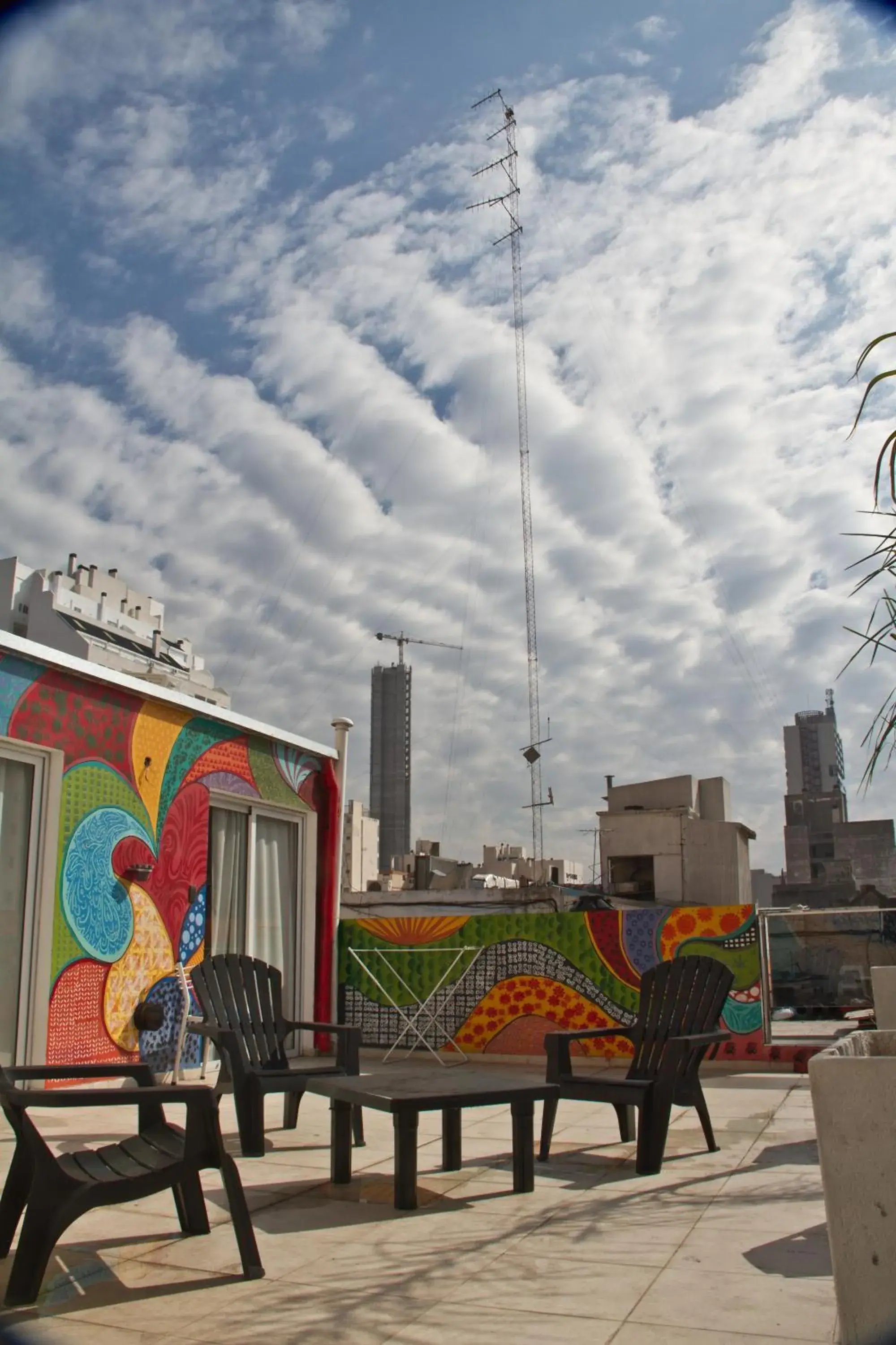 Bird's eye view, Patio/Outdoor Area in Link Cordoba Hostel