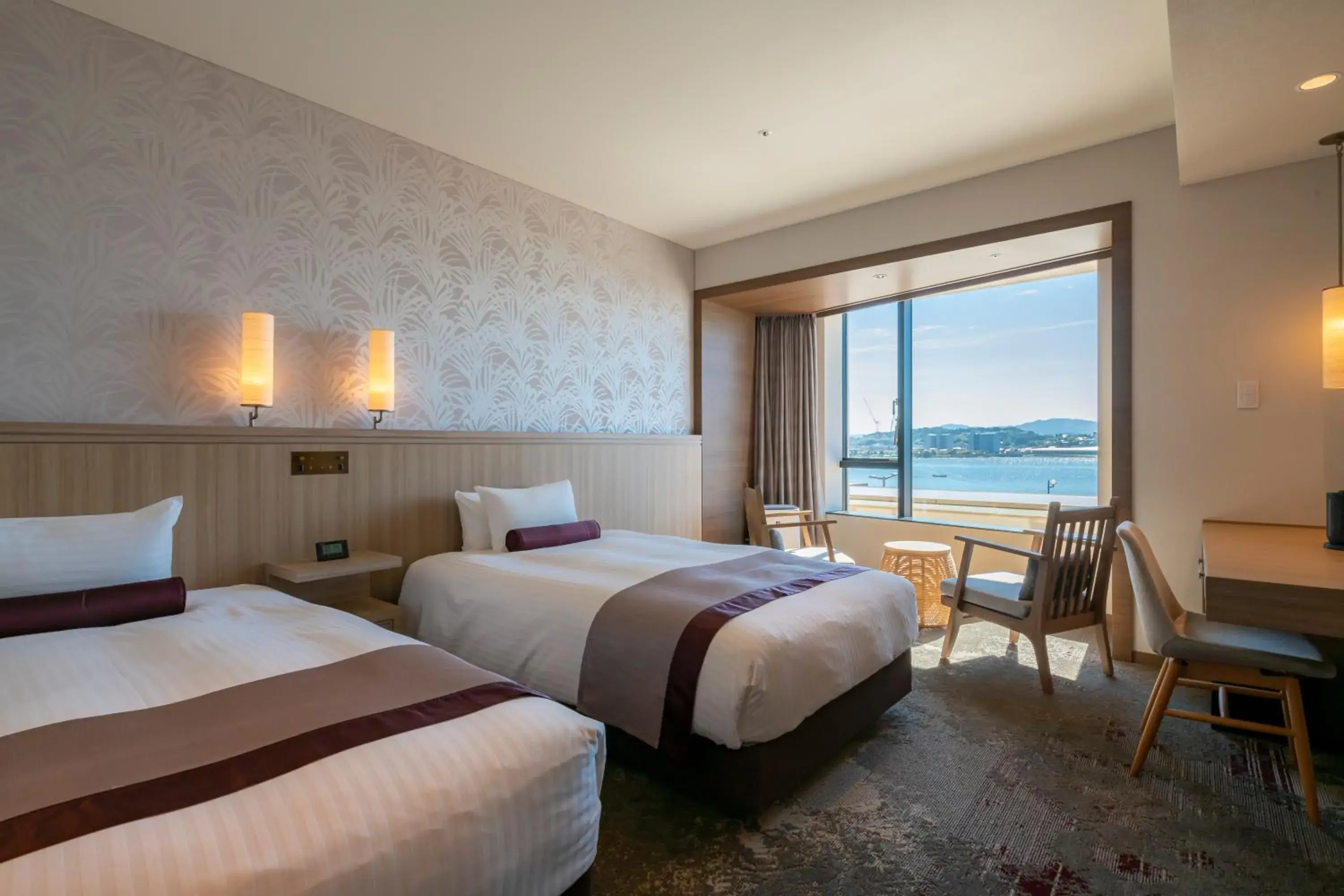 Deluxe Twin Room with Extra Bed in Hotel Ichibata Deluxe Twin Room with Extra Bed in Hotel Ichibata