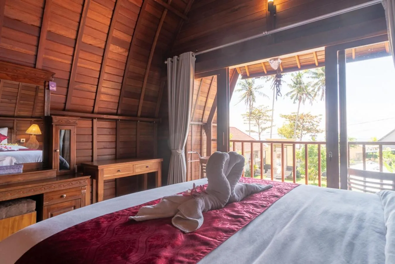 View (from property/room), Bed in Kukuh Penida Village by Bukit Vista