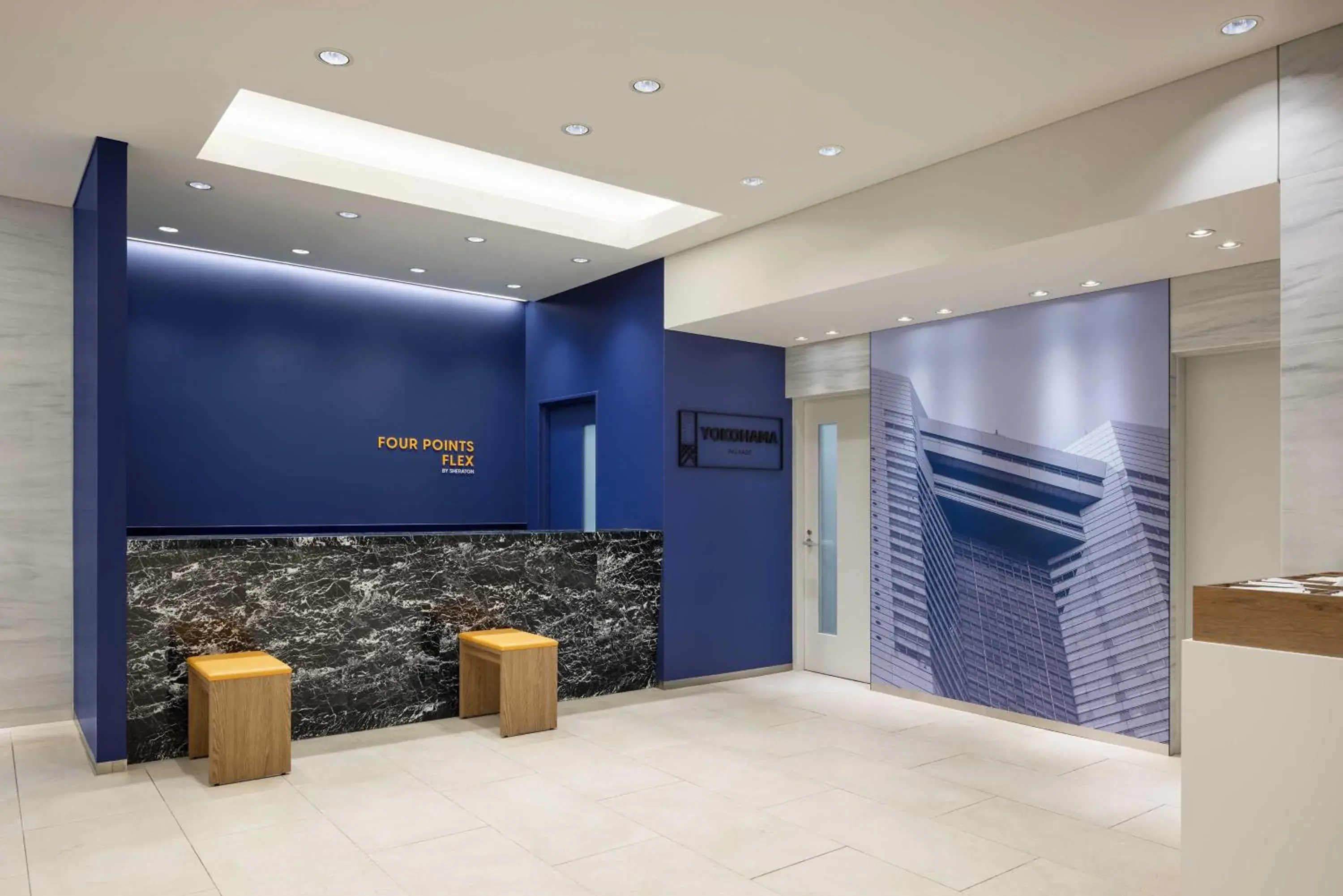 Lobby or reception in Four Points Flex by Sheraton Yokohama West Lobby or reception in Four Points Flex by Sheraton Yokohama West