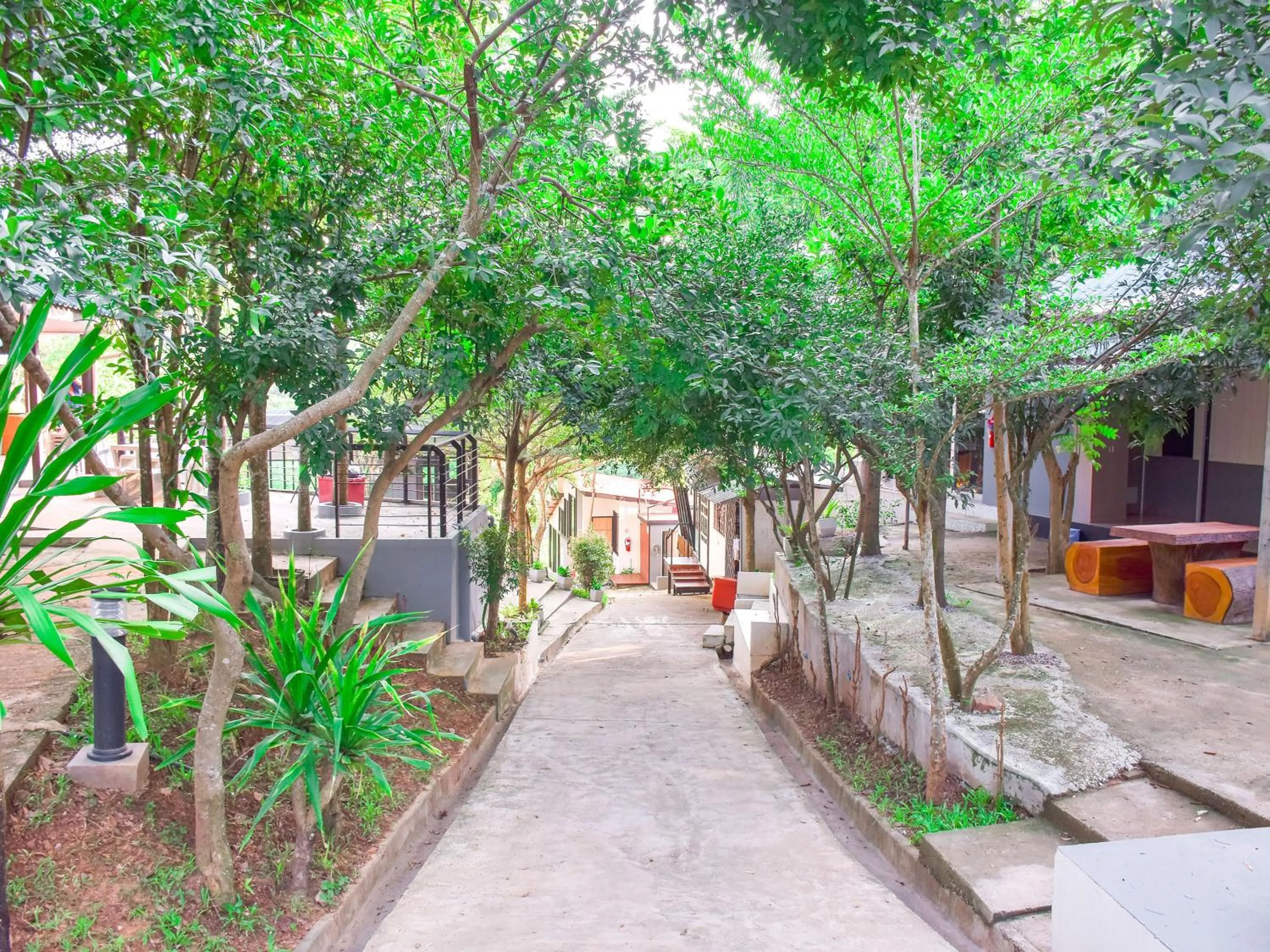 Garden in Nana River Kaeng Krachan