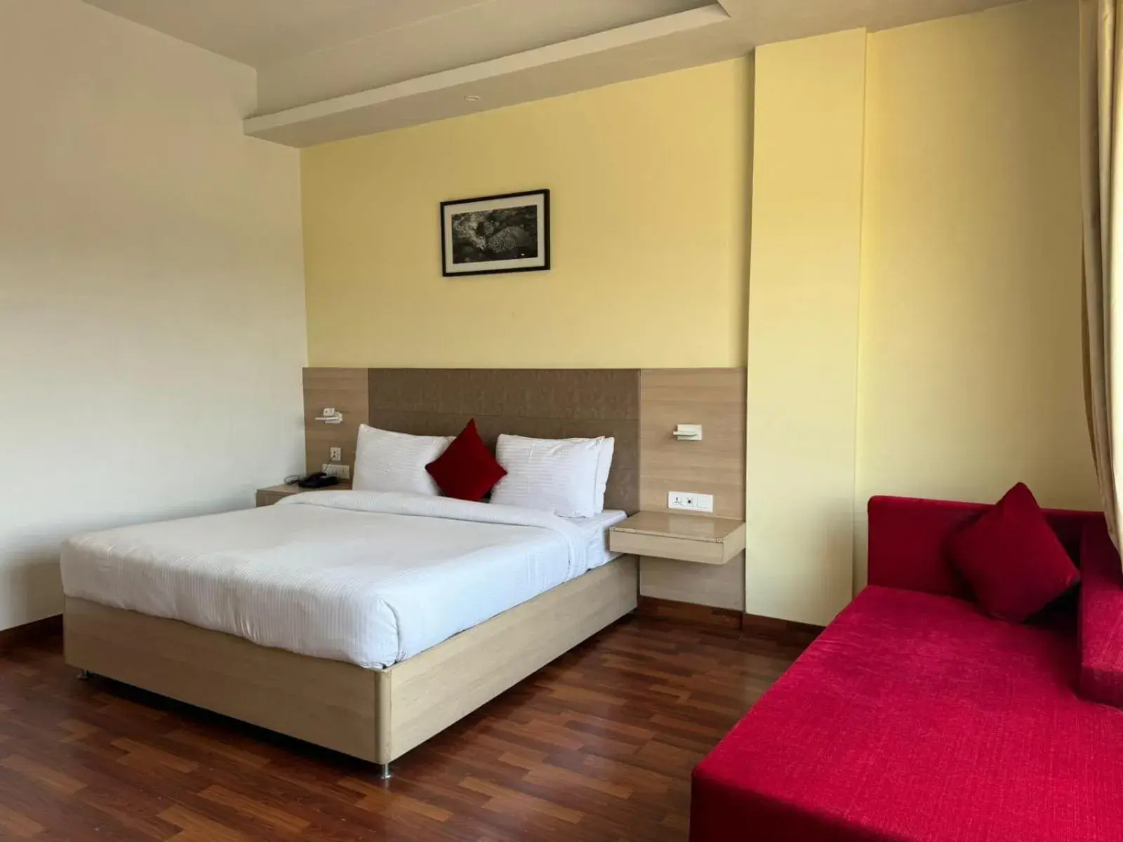 Bed in Hotel River Retreat Bed in Hotel River Retreat