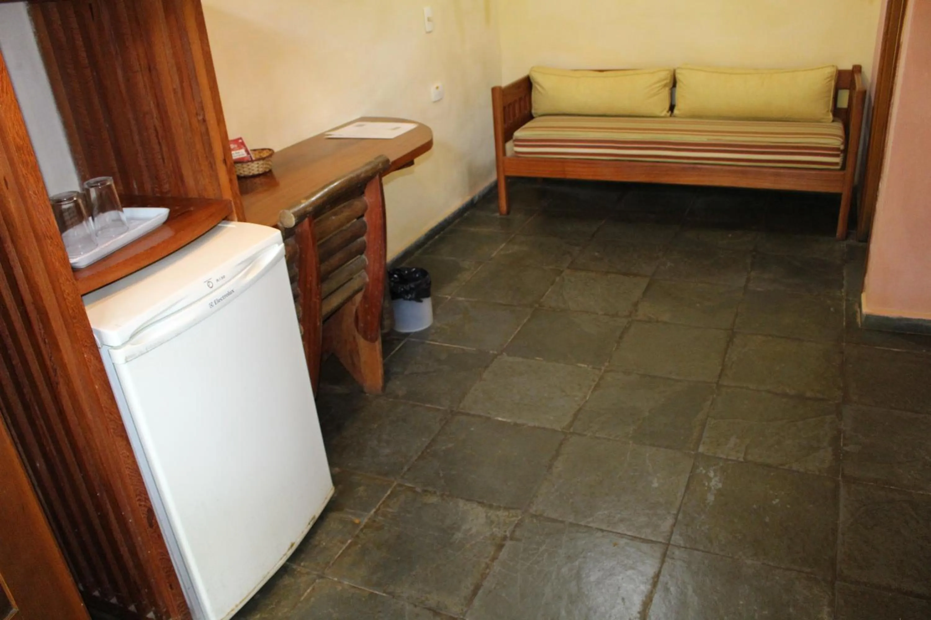 Bed in Pousada Canto Verde