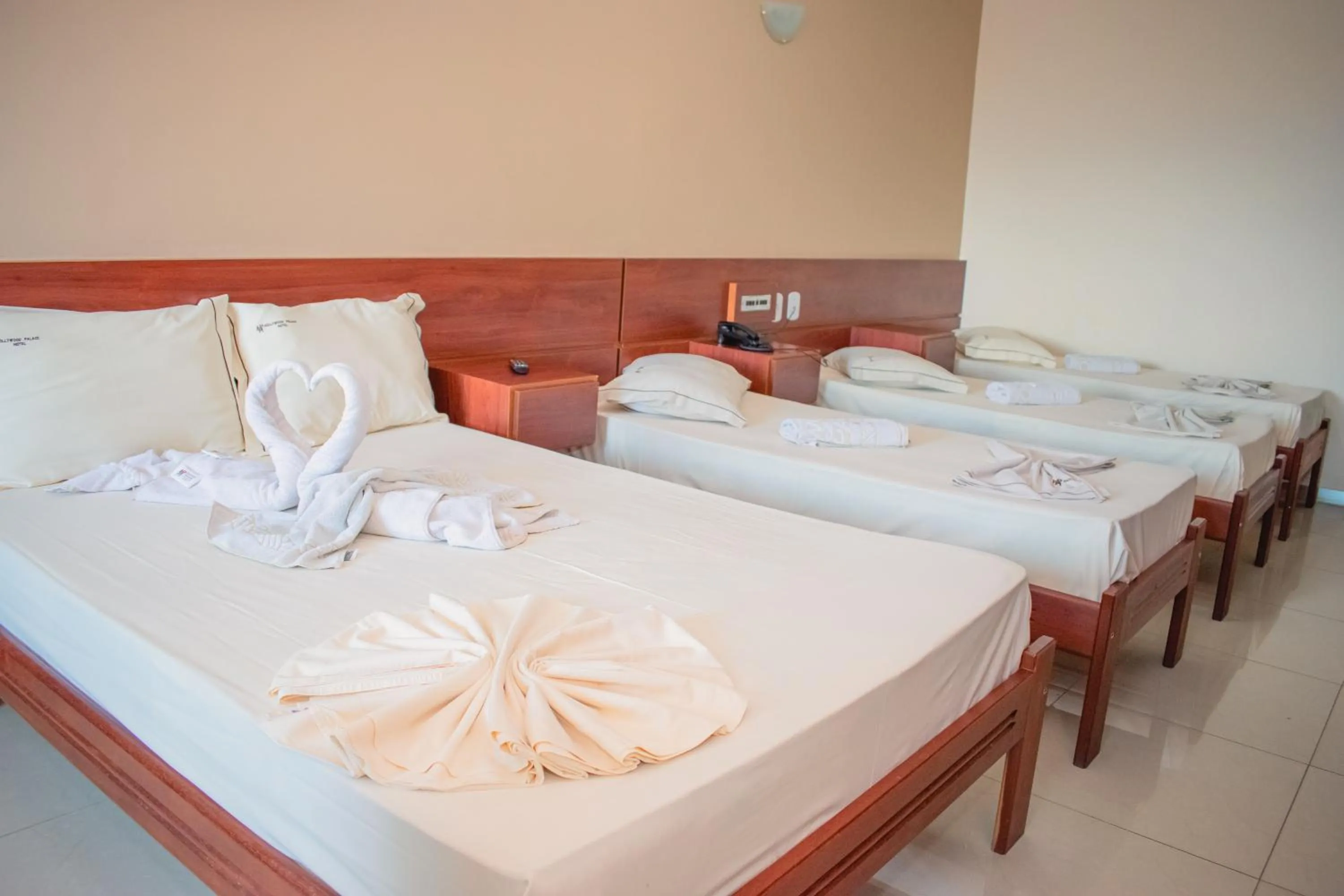 Bed in Hollywood Palace Hotel