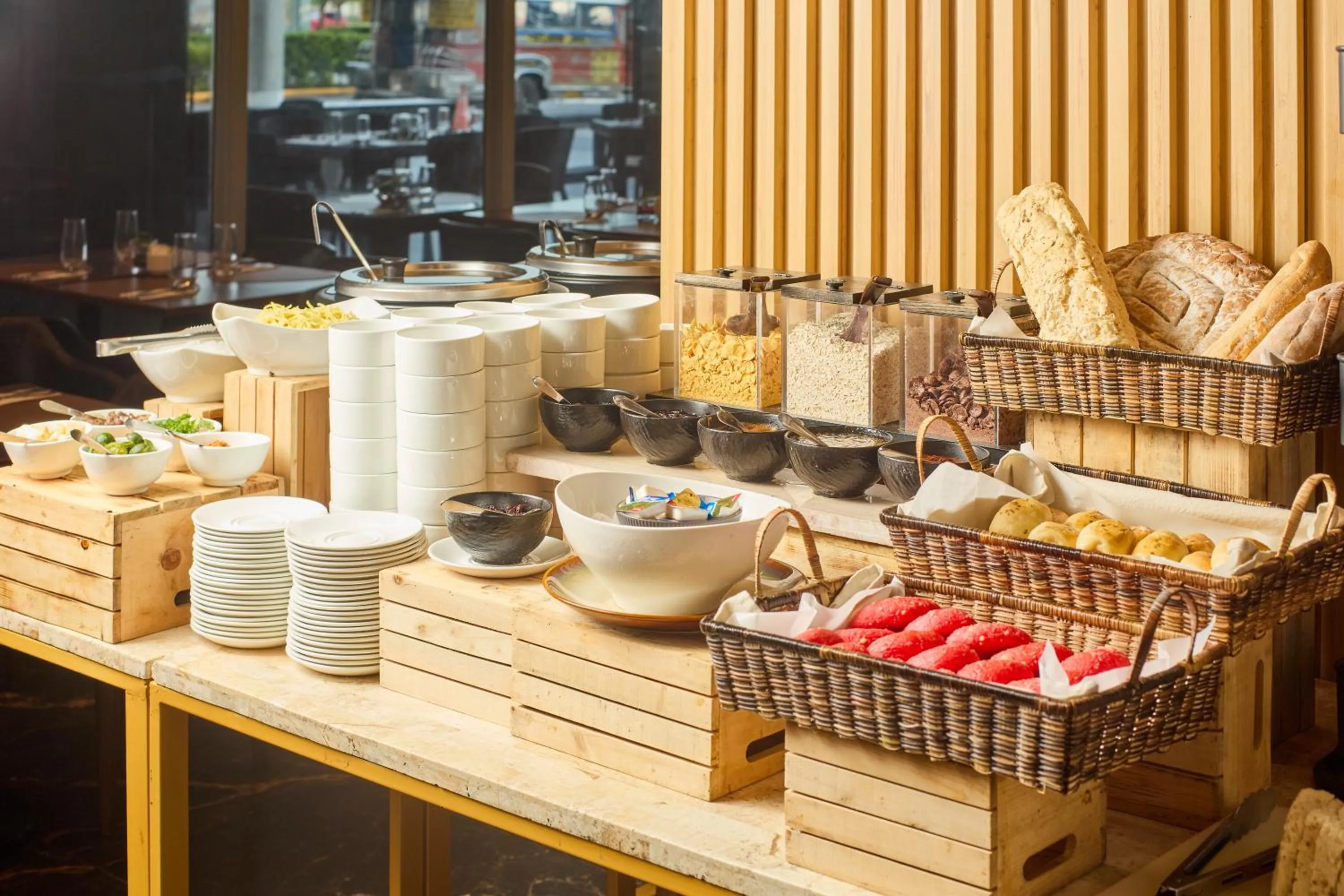 Buffet breakfast in Summit Hotel Tacloban