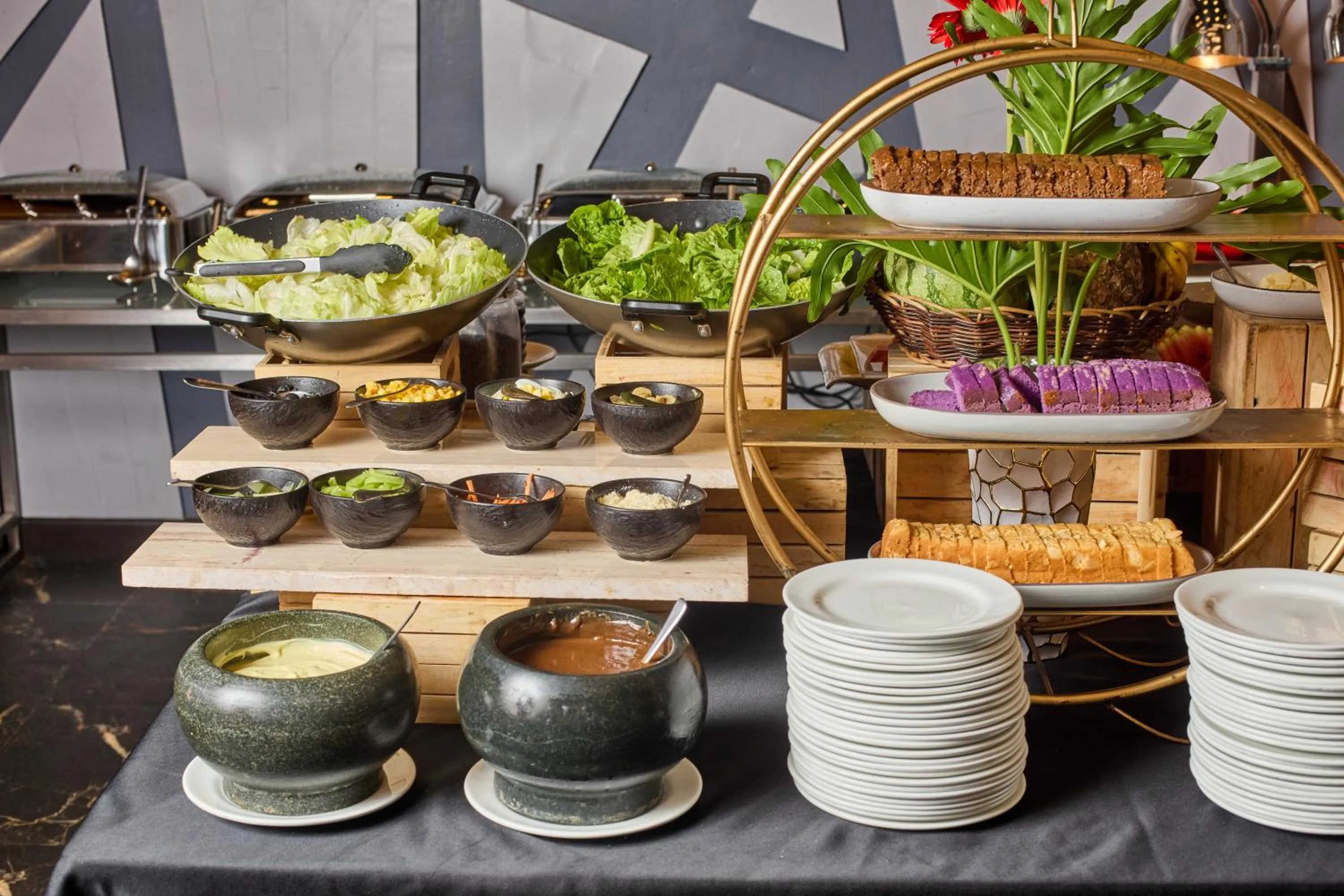 Buffet breakfast in Summit Hotel Tacloban