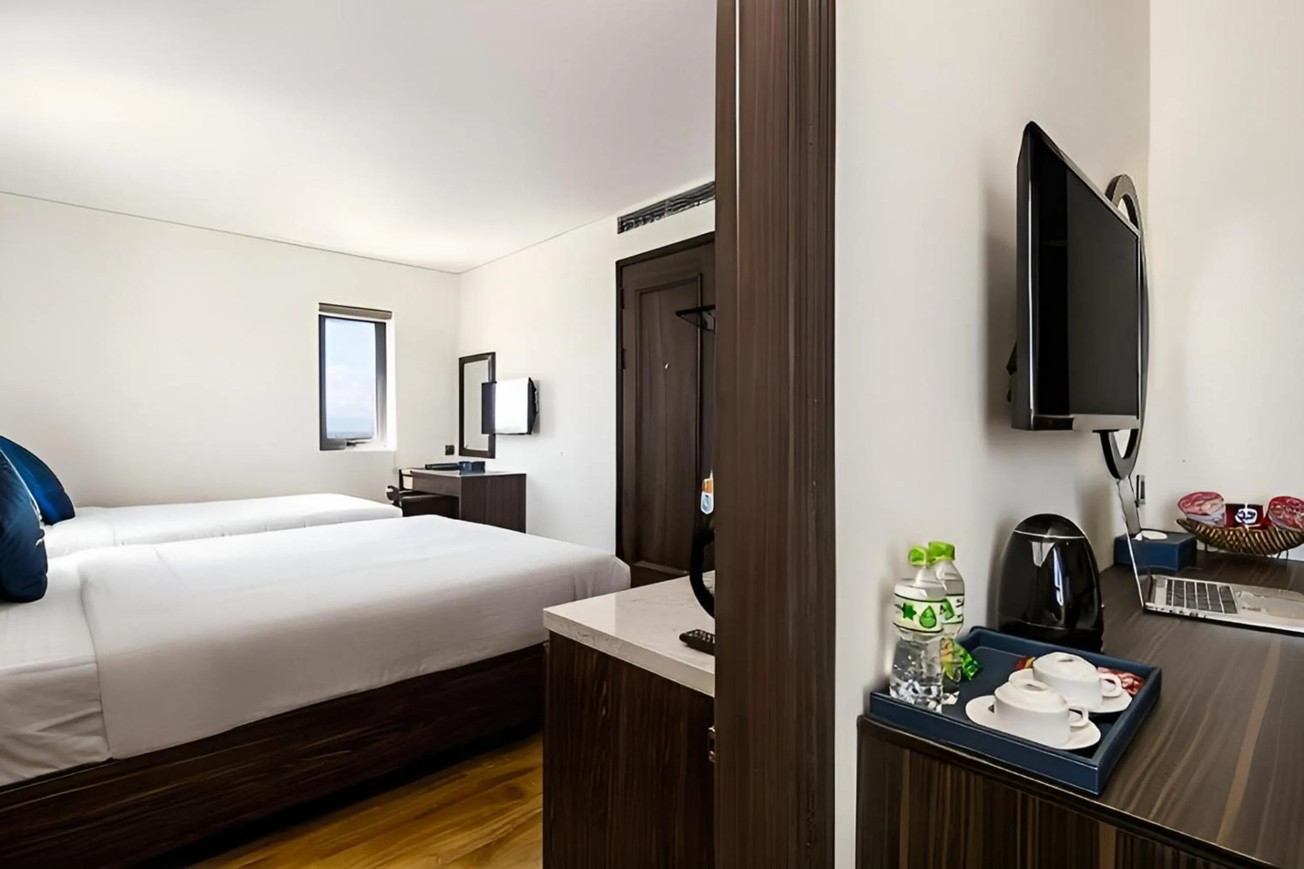 Bed in Sepon Blue Hotel