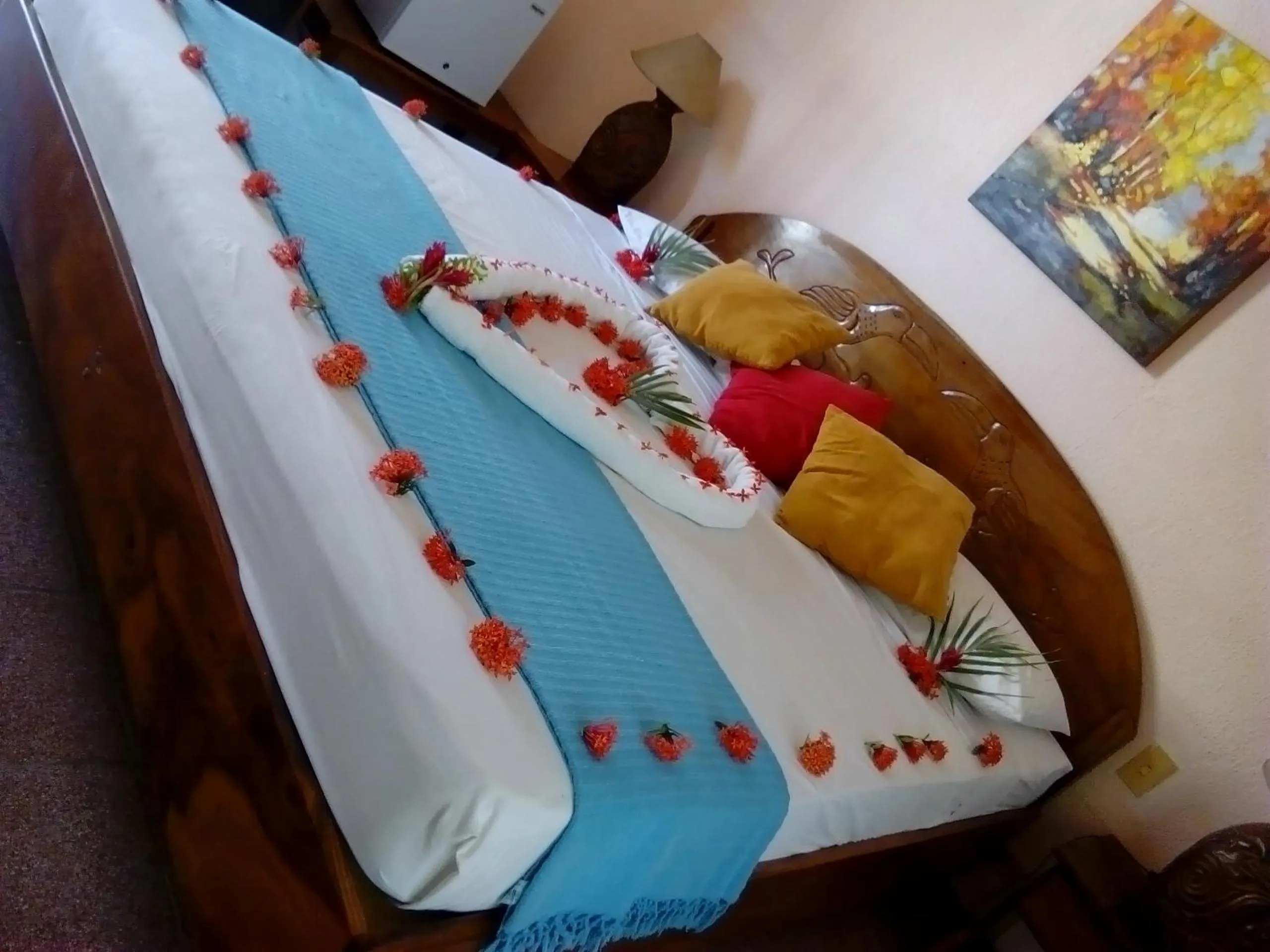 Bed in Samara Beach Hotel