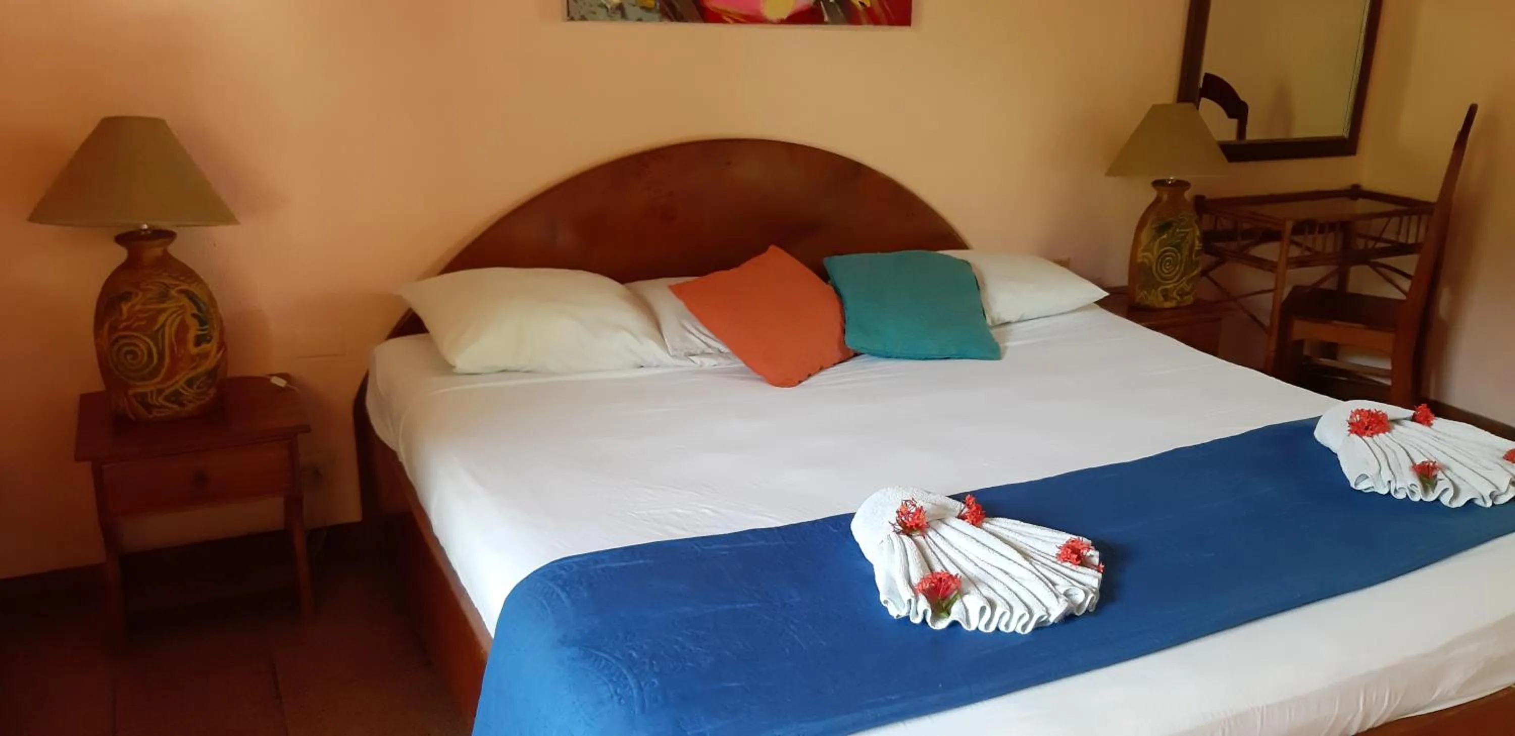 Bed in Samara Beach Hotel