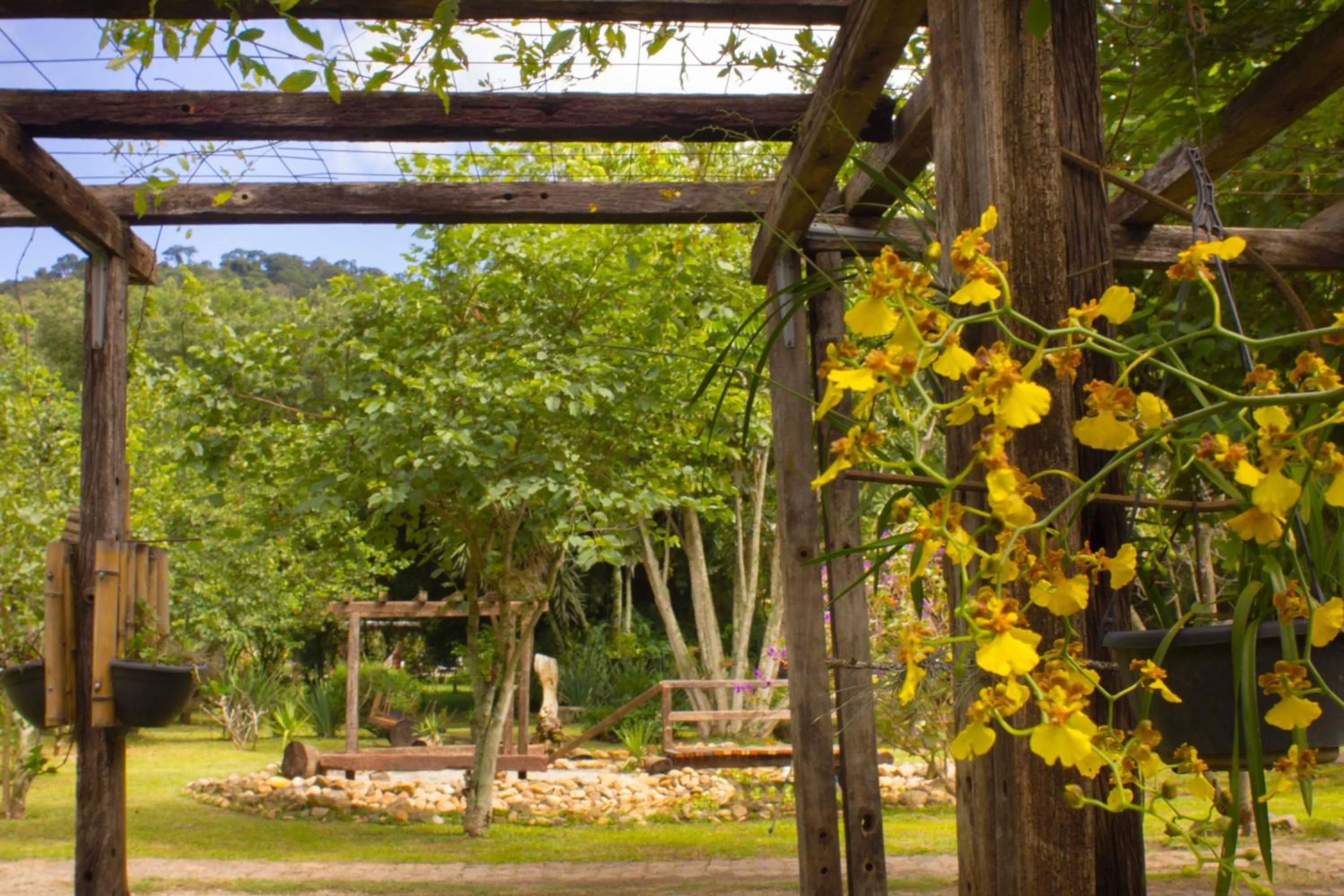 Garden in Pousada Canto da Lua
