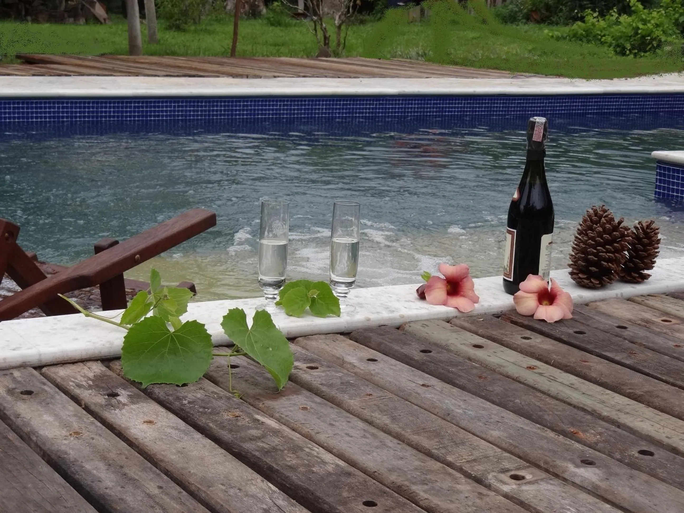 Food and drinks in Pousada Canto da Lua