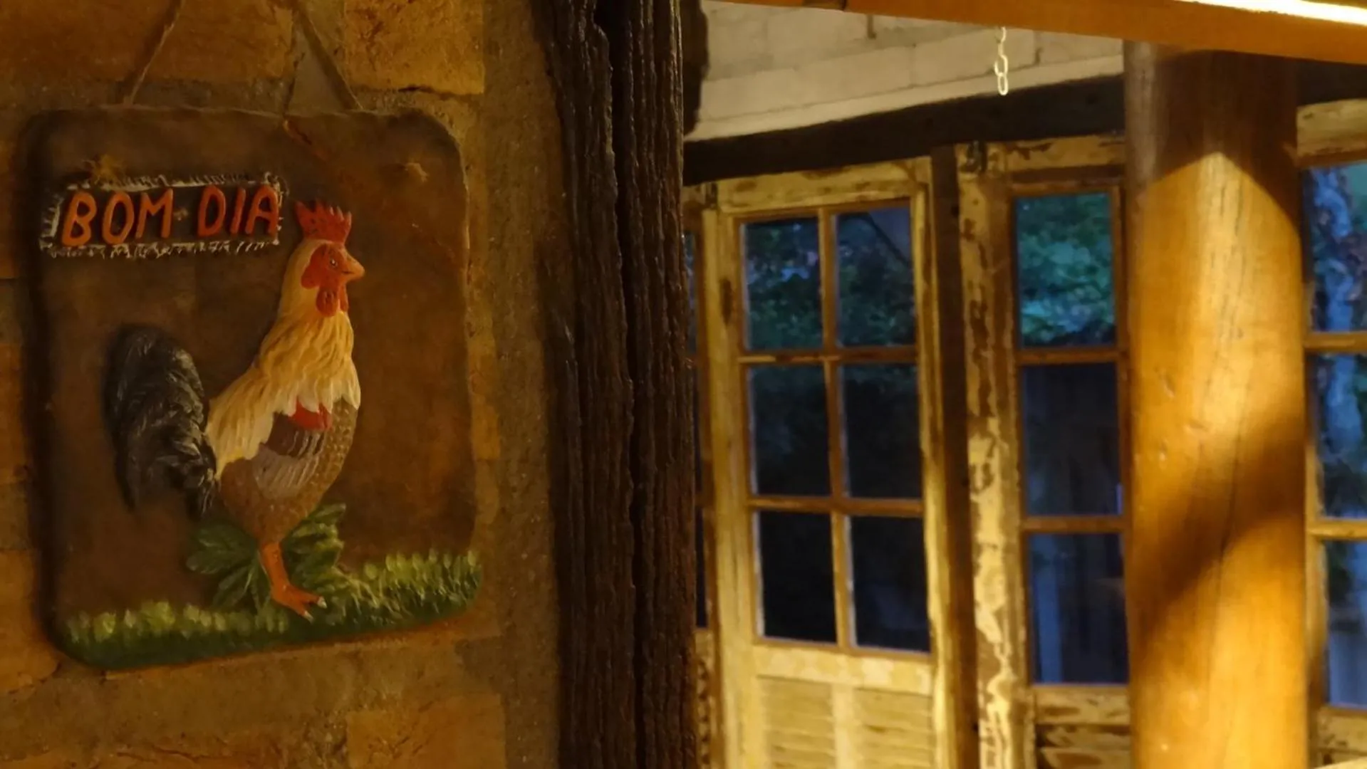 Decorative detail in Pousada Canto da Lua