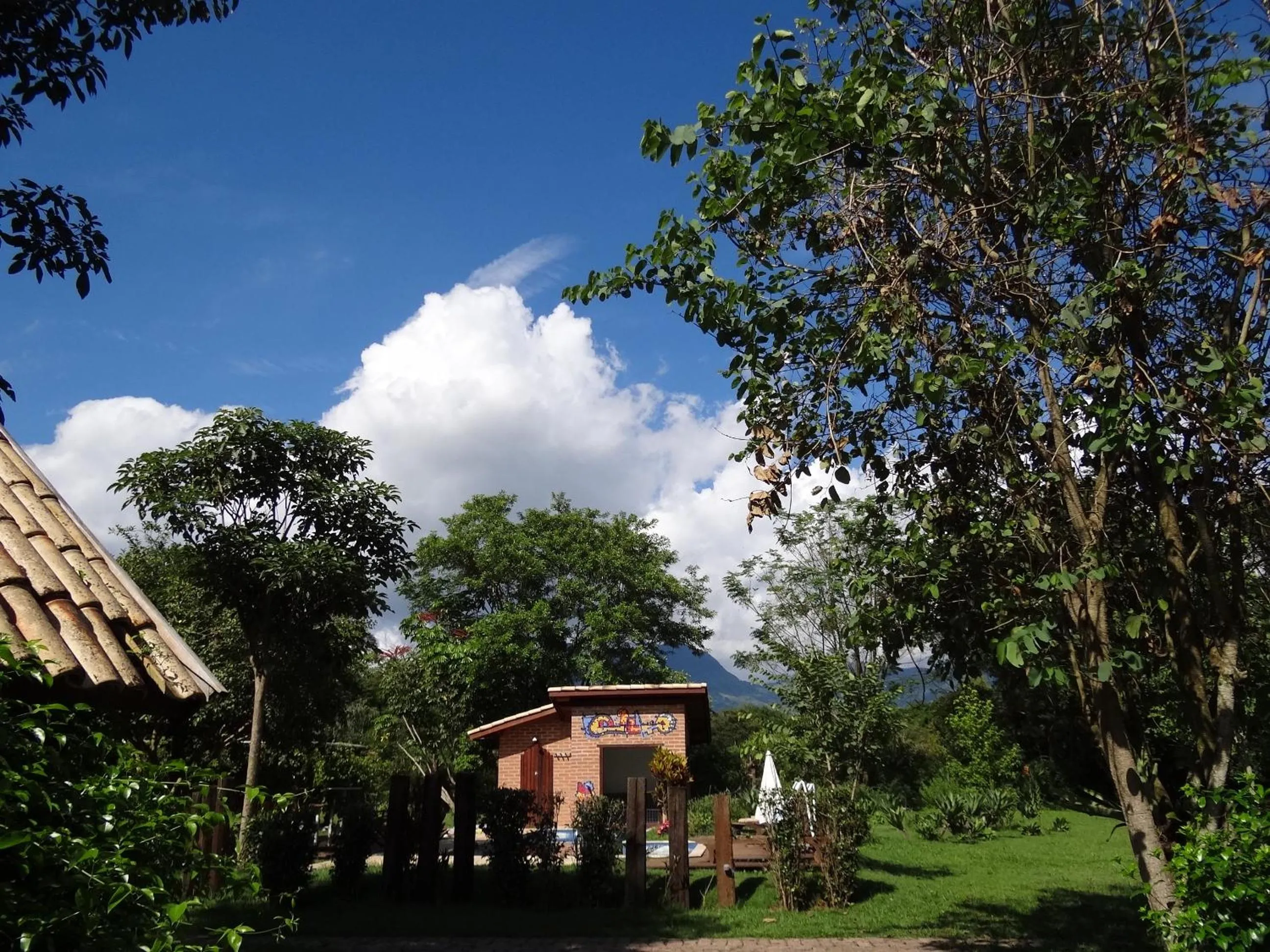 Garden in Pousada Canto da Lua