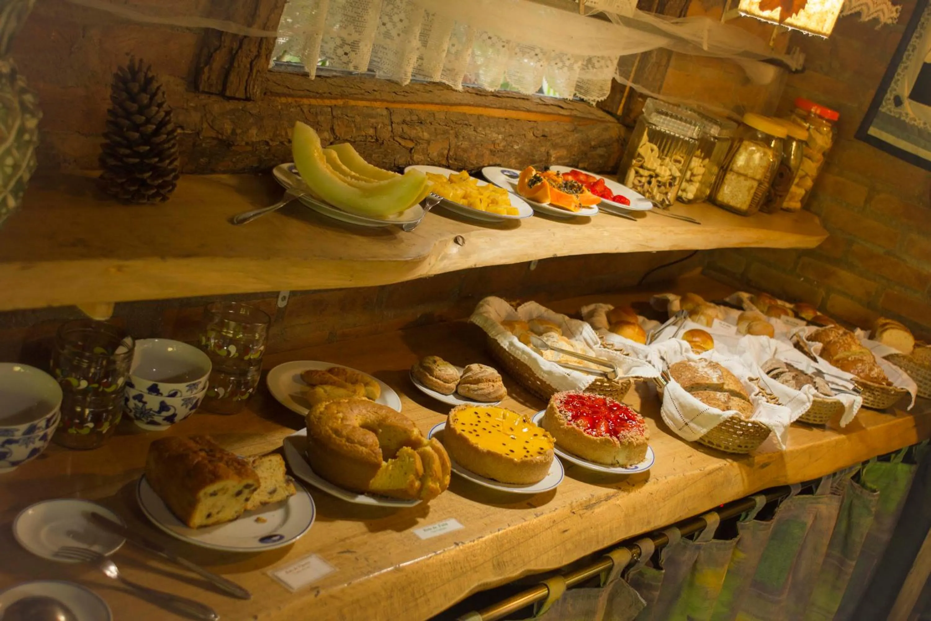 Food close-up in Pousada Canto da Lua