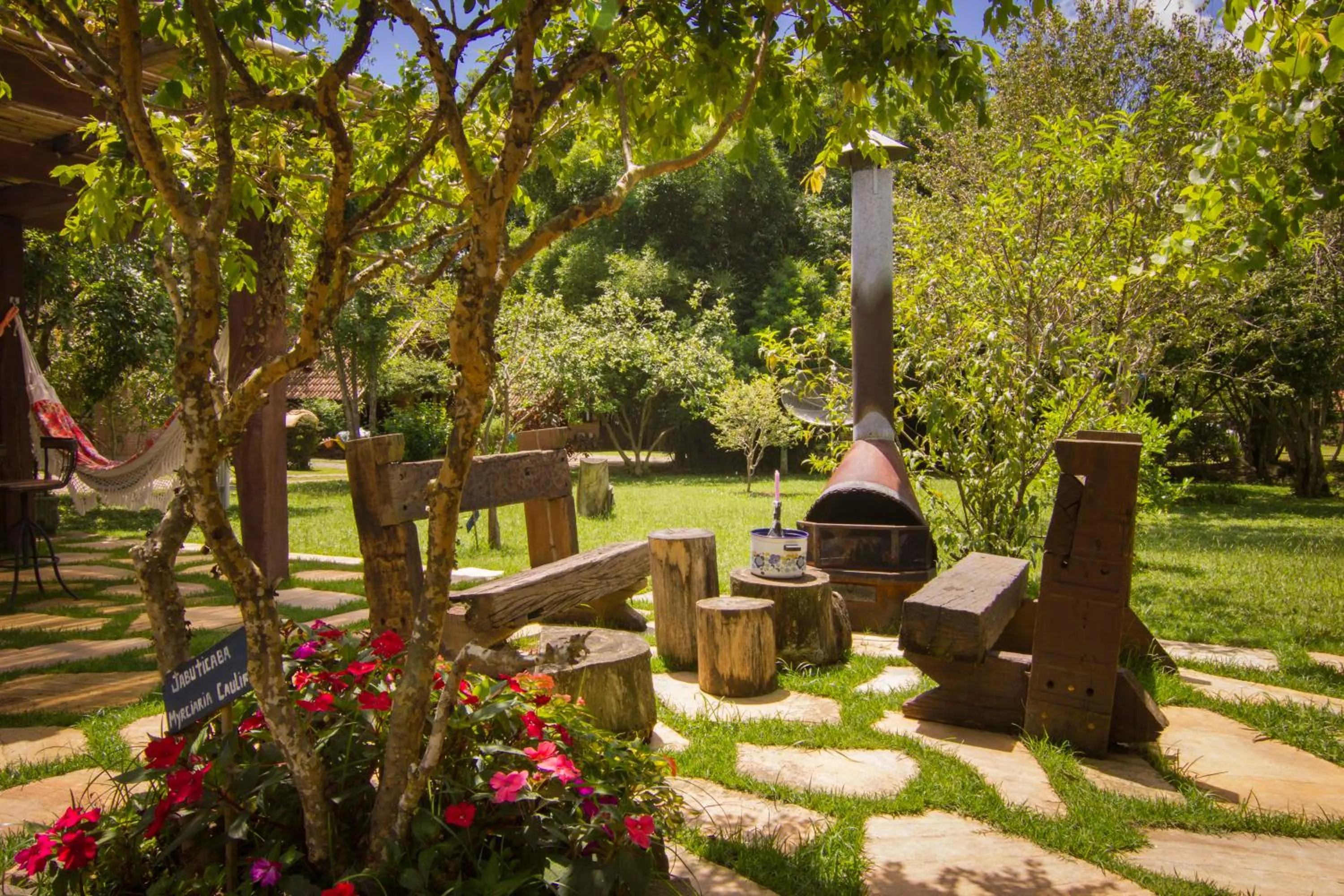 Garden in Pousada Canto da Lua