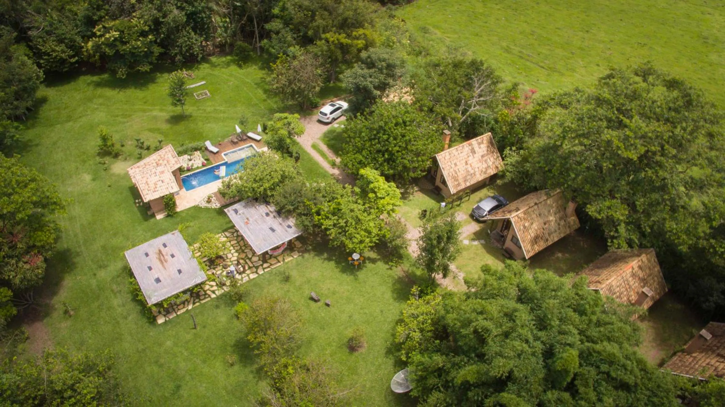 Bird's eye view in Pousada Canto da Lua