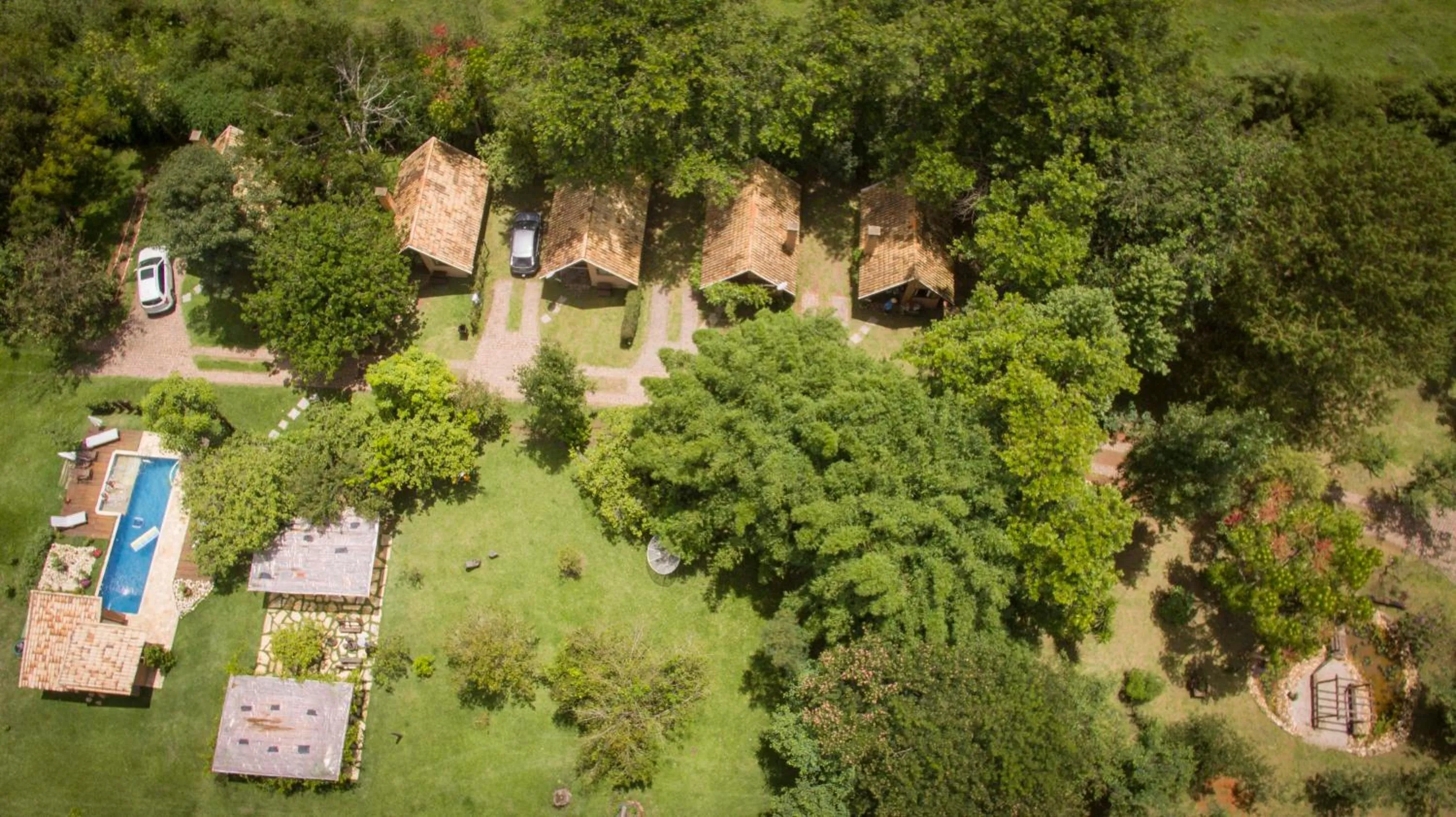 Bird's eye view in Pousada Canto da Lua