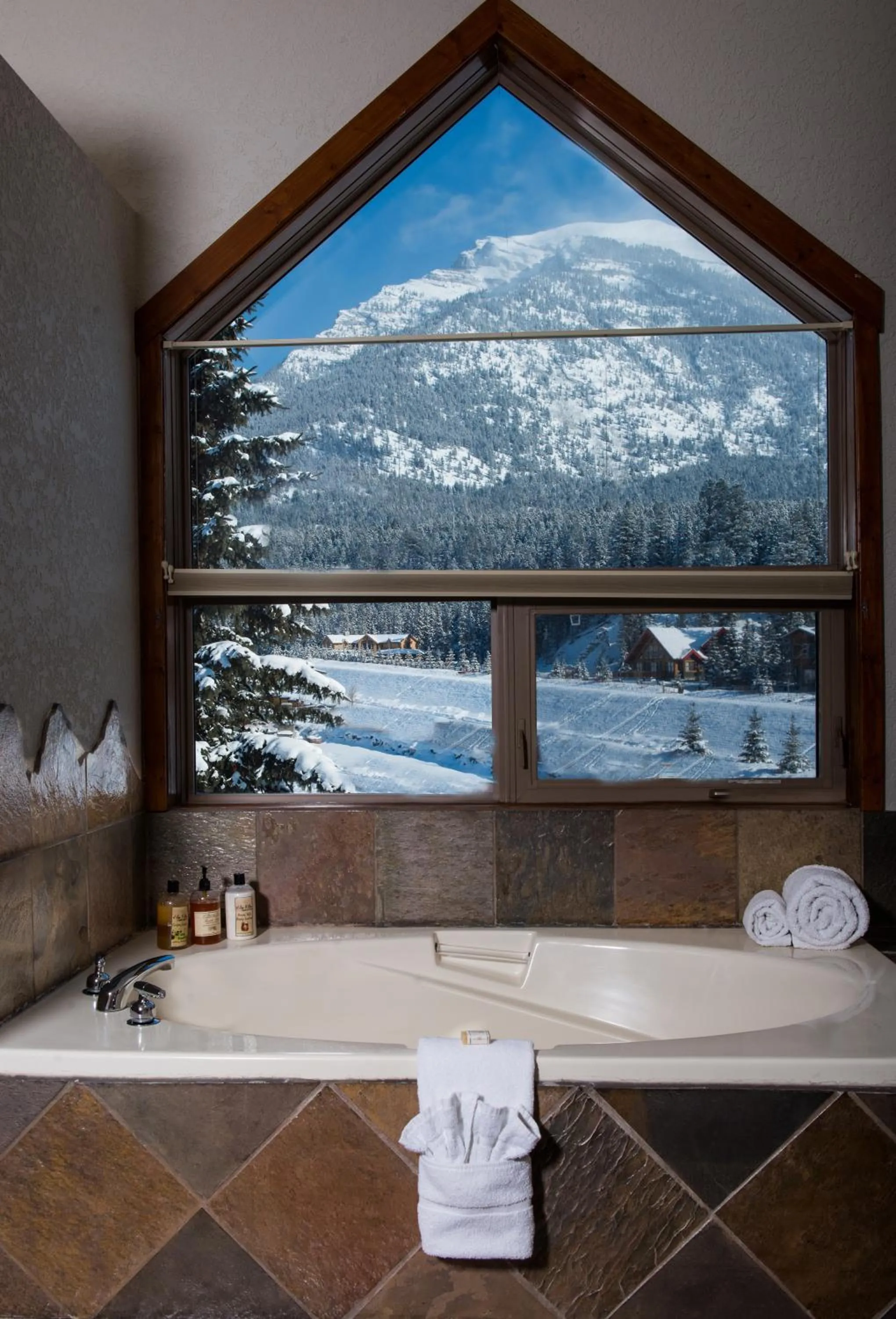 Bath in A Bear and Bison Country Inn
