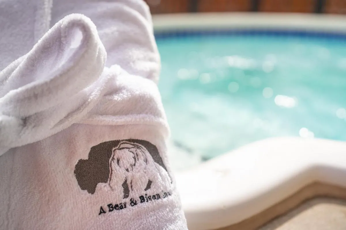 Hot Tub in A Bear and Bison Country Inn