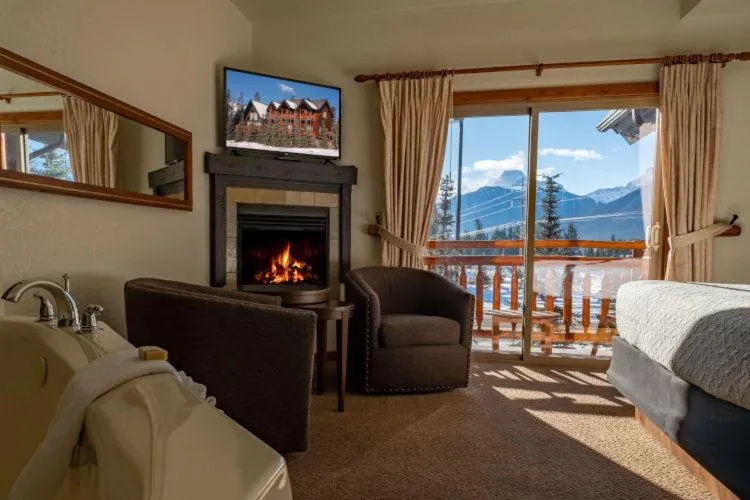 Seating area in A Bear and Bison Country Inn