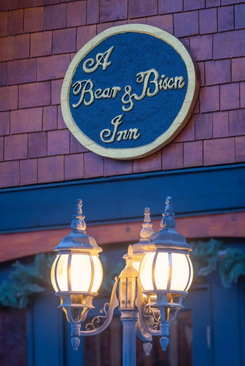 Logo/Certificate/Sign in A Bear and Bison Country Inn