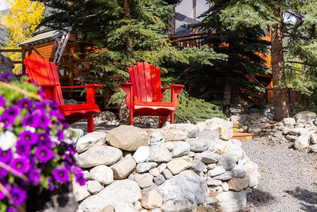 Seating area in A Bear and Bison Country Inn